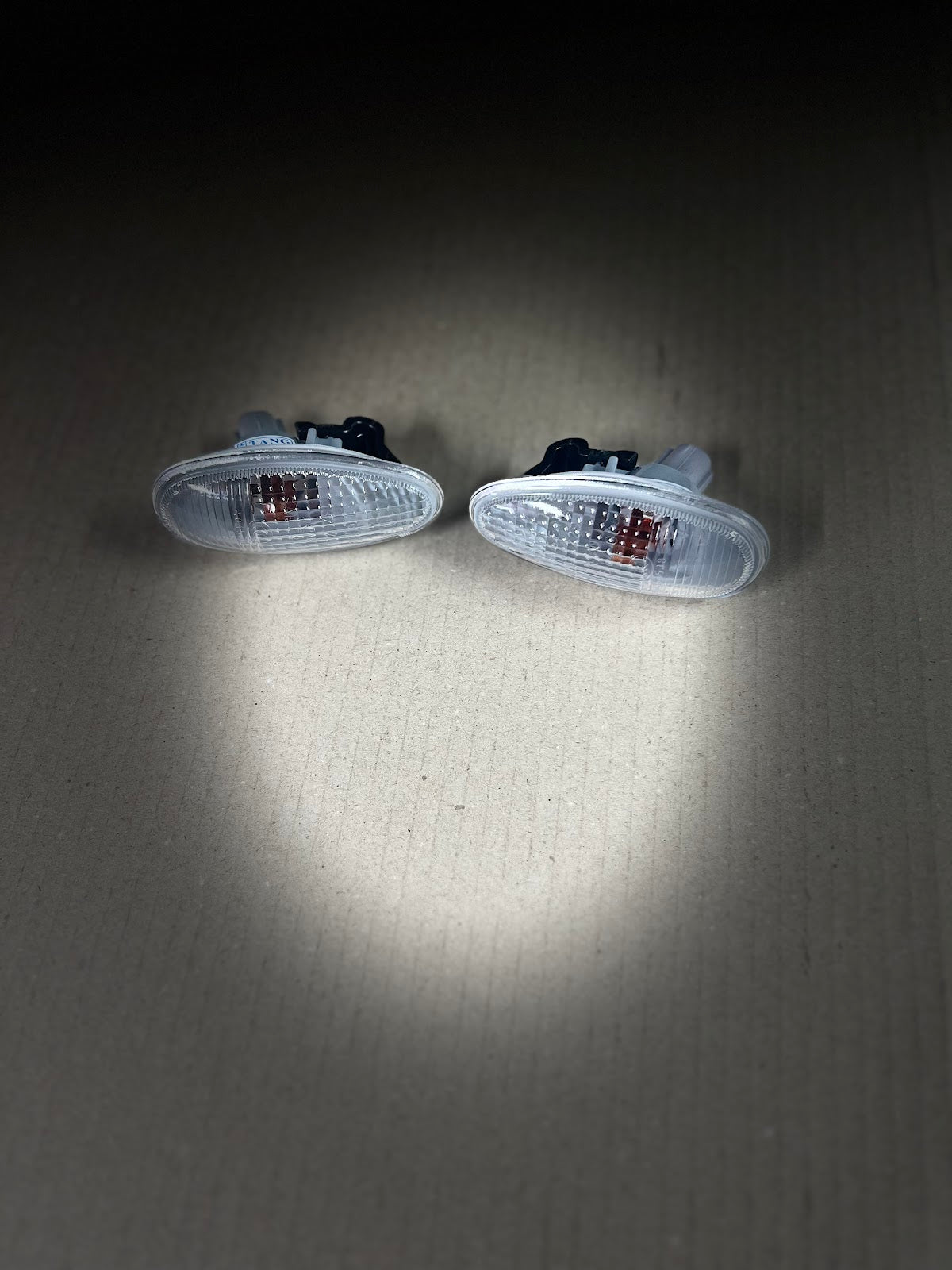 Mitsubishi Lancer Evolution 5/6/7/8/9 Clear side fender indicators L&R (PAIR)