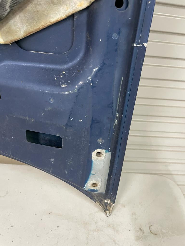 Mitsubishi Lancer Evolution 5/6/6.5 TME CP9A Genuine Bonnet - blue colour - used condition.