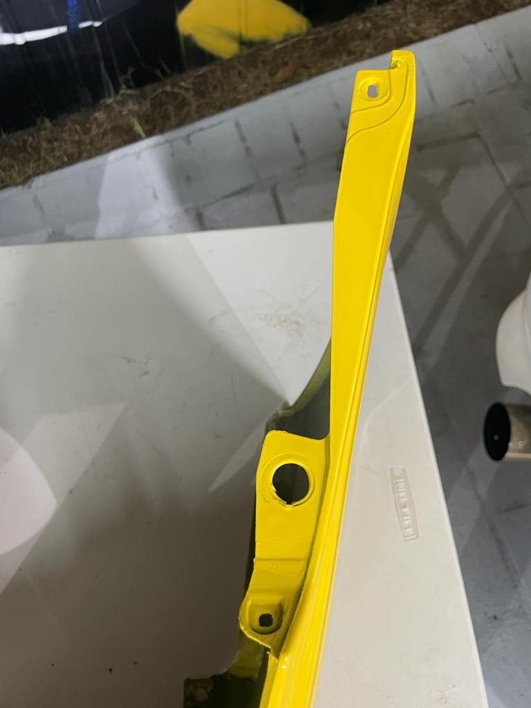S15 Freshly painted oem bumper bar. Ready to bolt up and go. OEM YELLOW. (used)