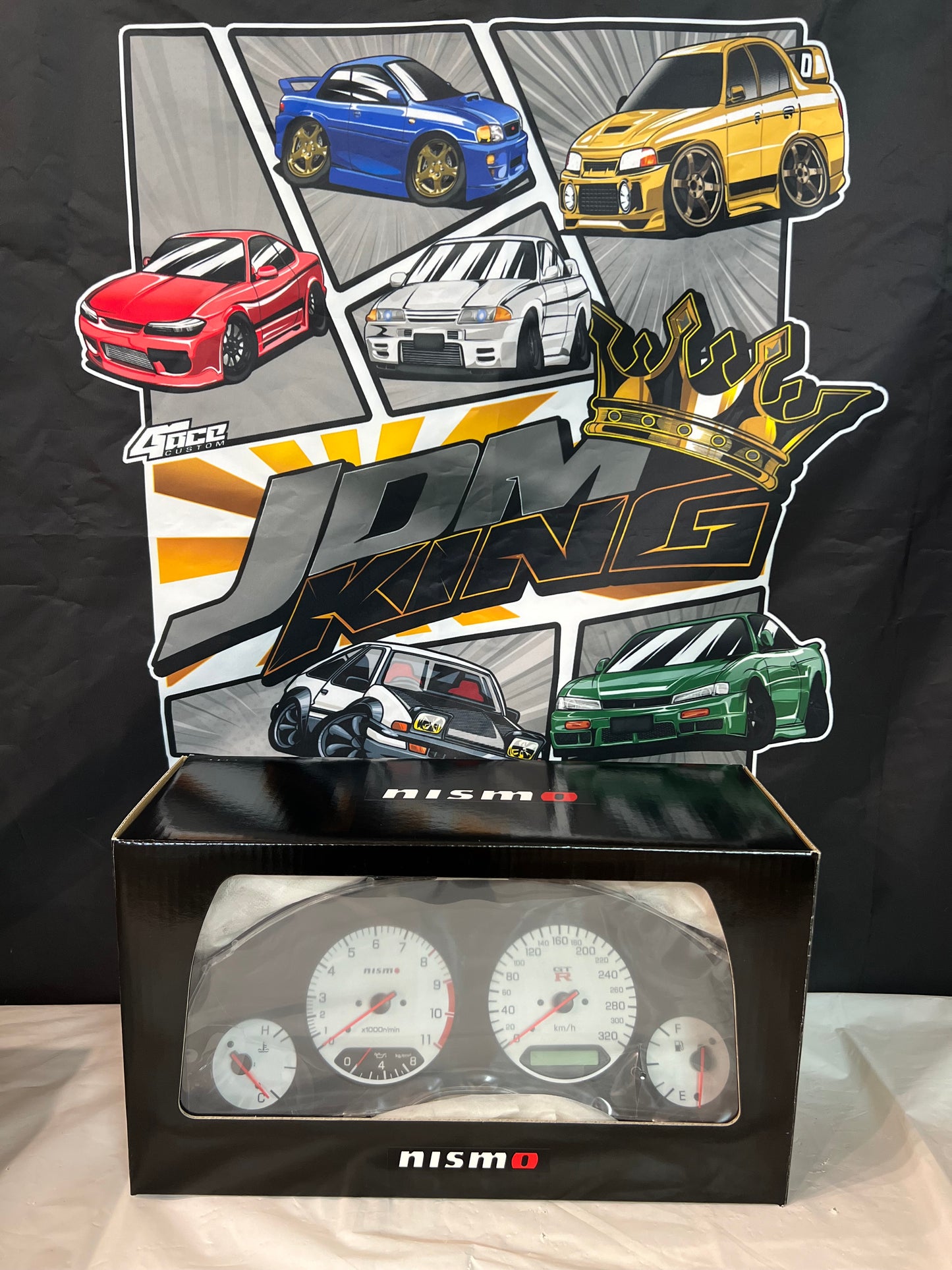 Nissan Skyline Bnr34 GTR NISMO Cluster. (White face) brand new.