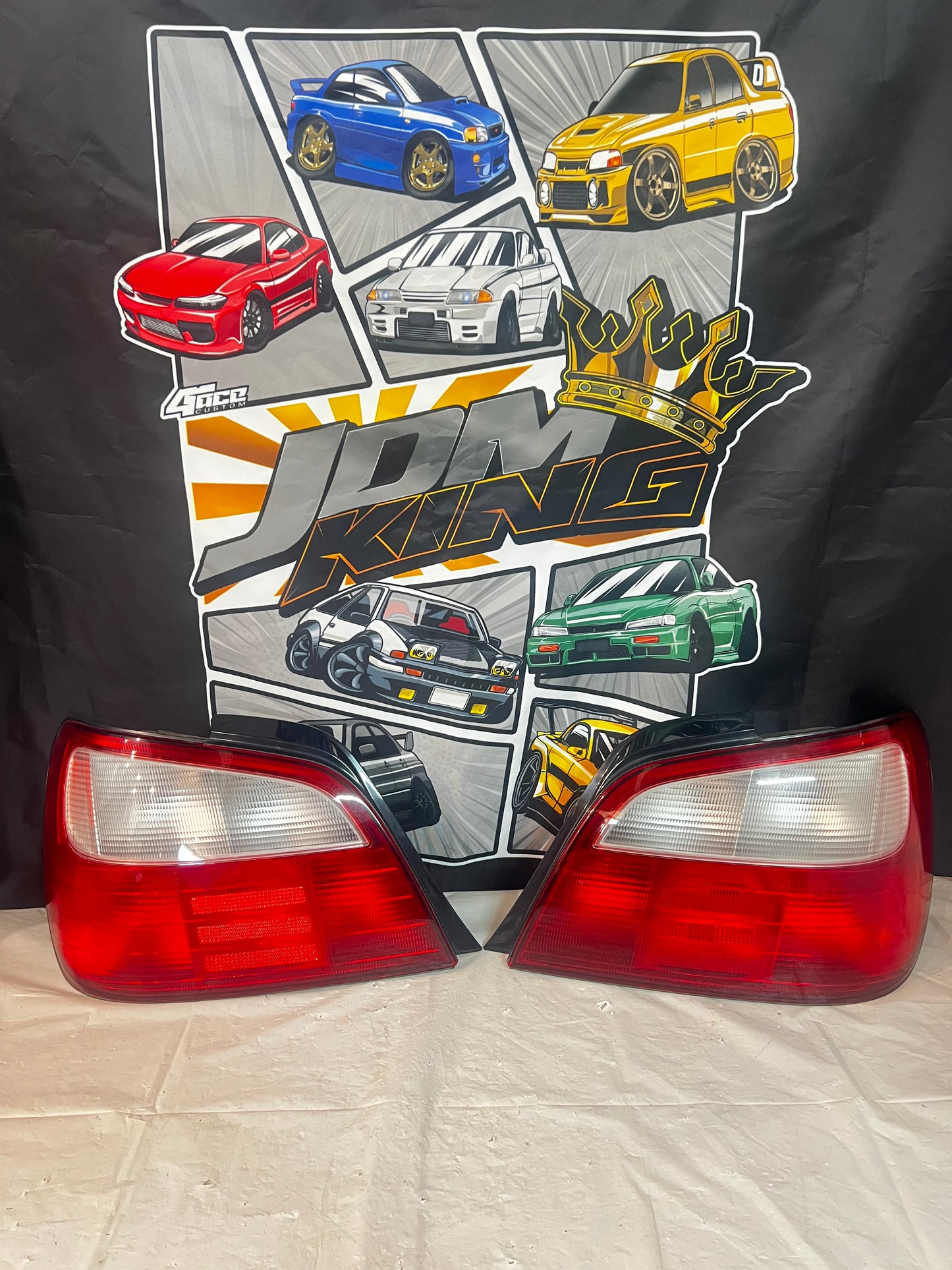 Subaru Impreza WRX STI BUGEYE 2002 JDM STi GDA Tail Lights (LH&RH) Pair.