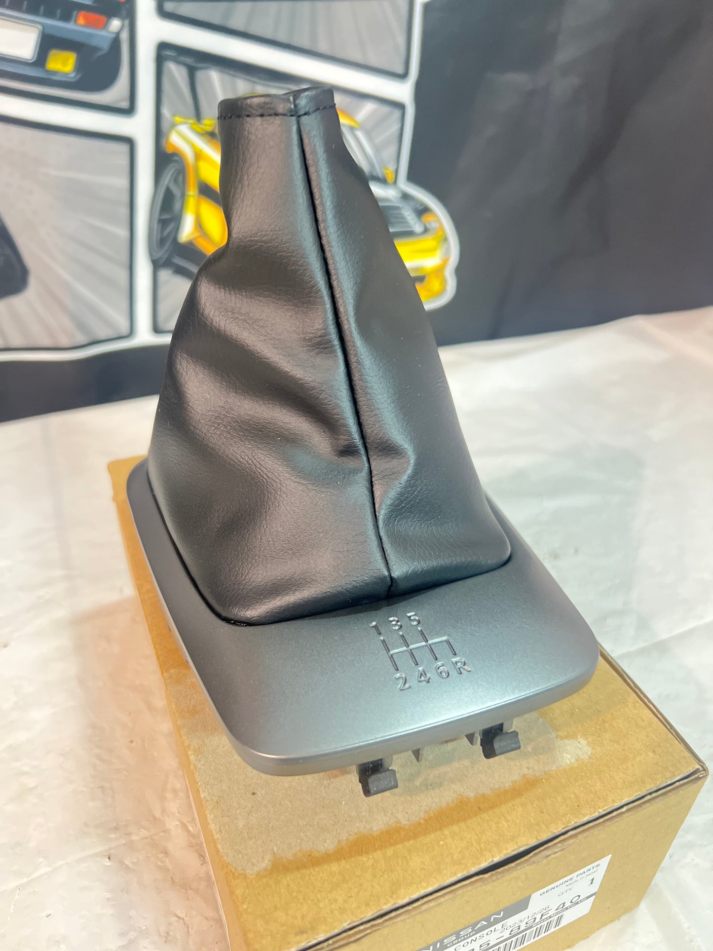 Nissan Silvia S15 200SX GT 6 Speed Shifter Boot Surround (Dark Grey)