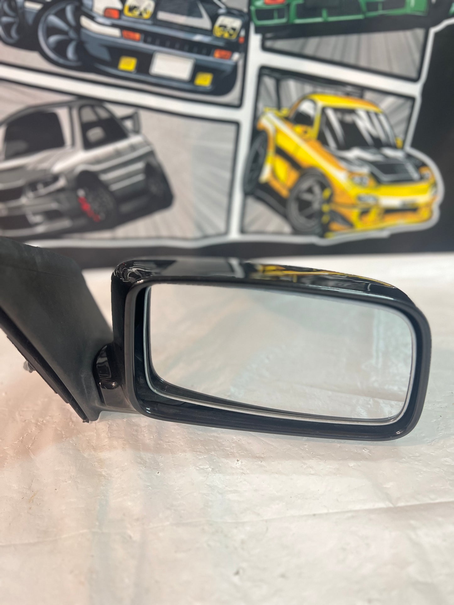 Mitsubishi Lancer Evolution 7-8-9 Mirror (LH) oem Black Colour
