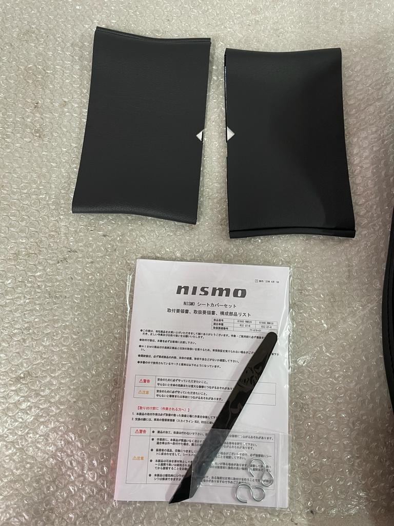 Nismo Bnr32 brand new seat covers.        Front and back set