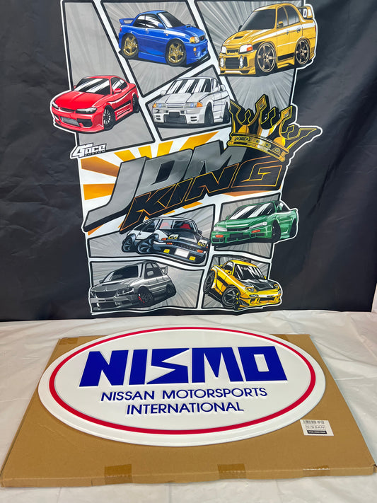 Nizmo old logo wall plaque/sign. Brand new. Quality Embossed steel design. Ideal gift.