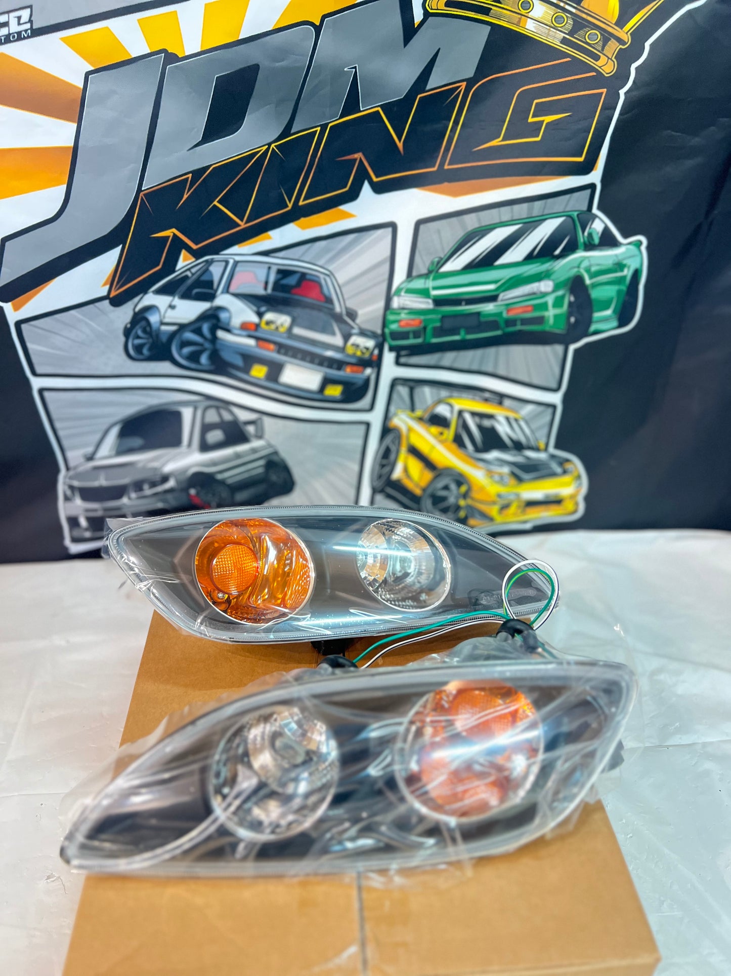 Mazda Rx7 Fd3s front bar indicators replica Suits facelift 99-2002 model.