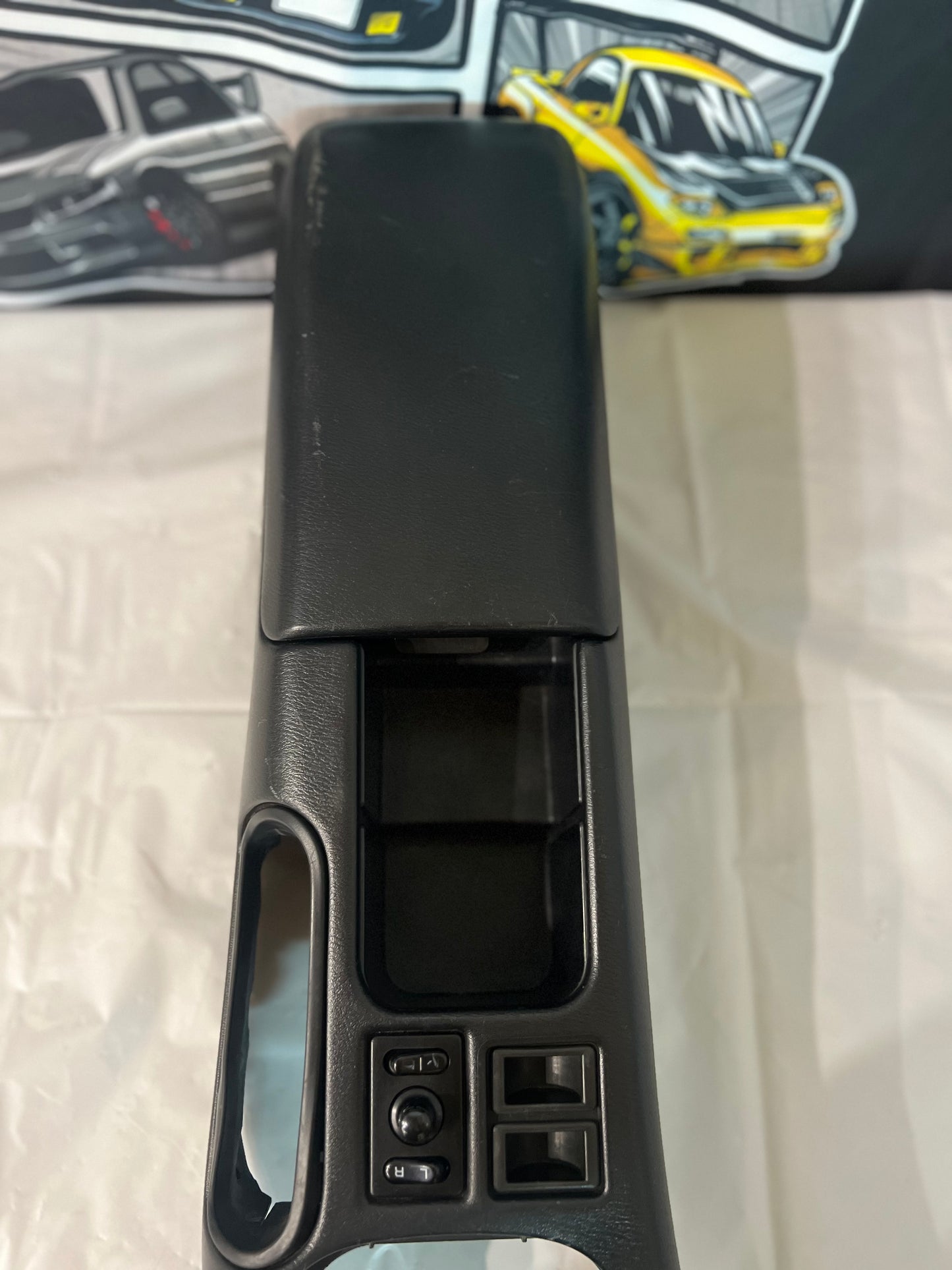 Nissan Silvia S14 Centre console with lid. Used condition (A)