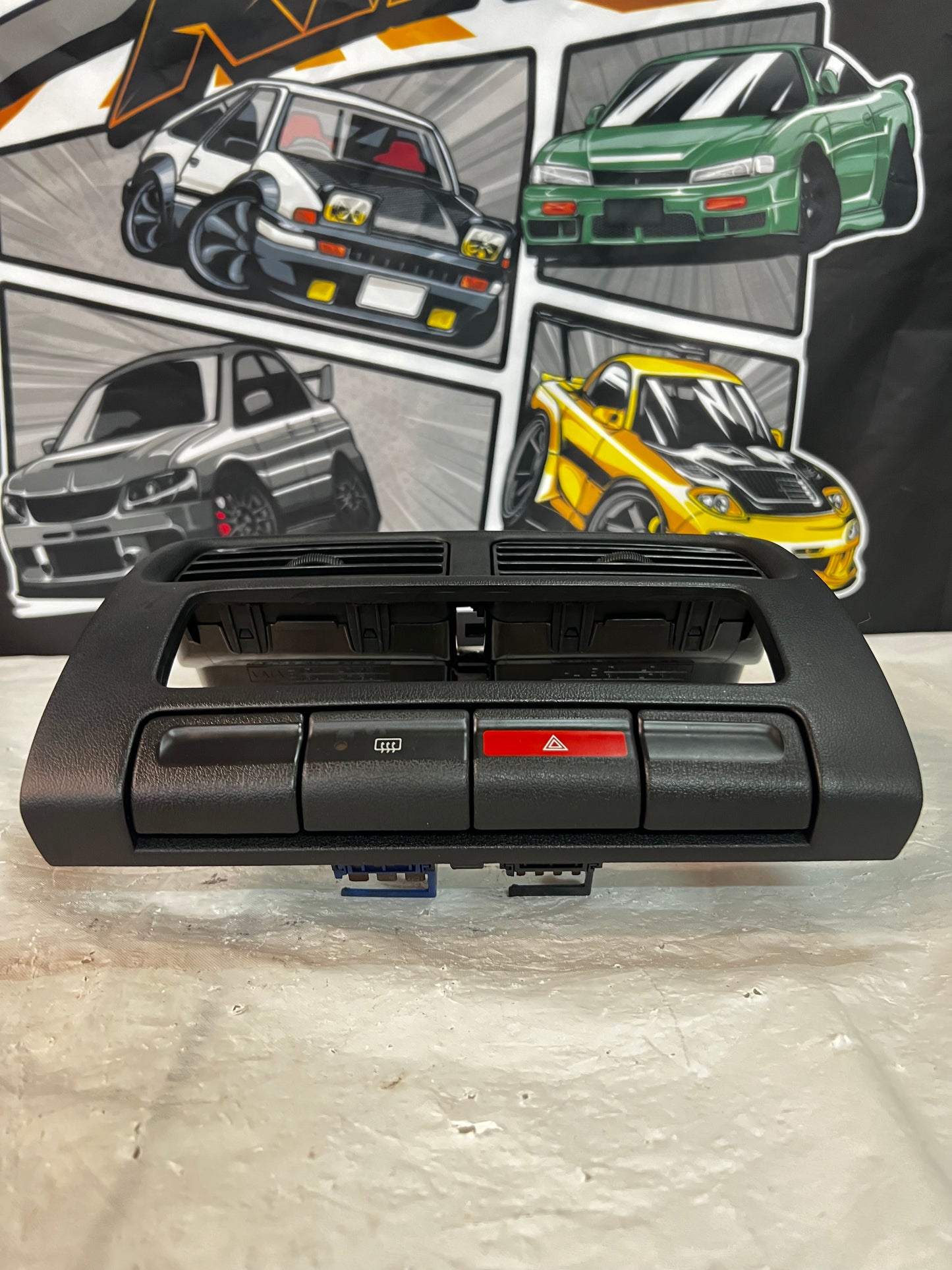 Nissan Silvia S14 200sx Air Conditioning Vent surround trim bezel. (C)