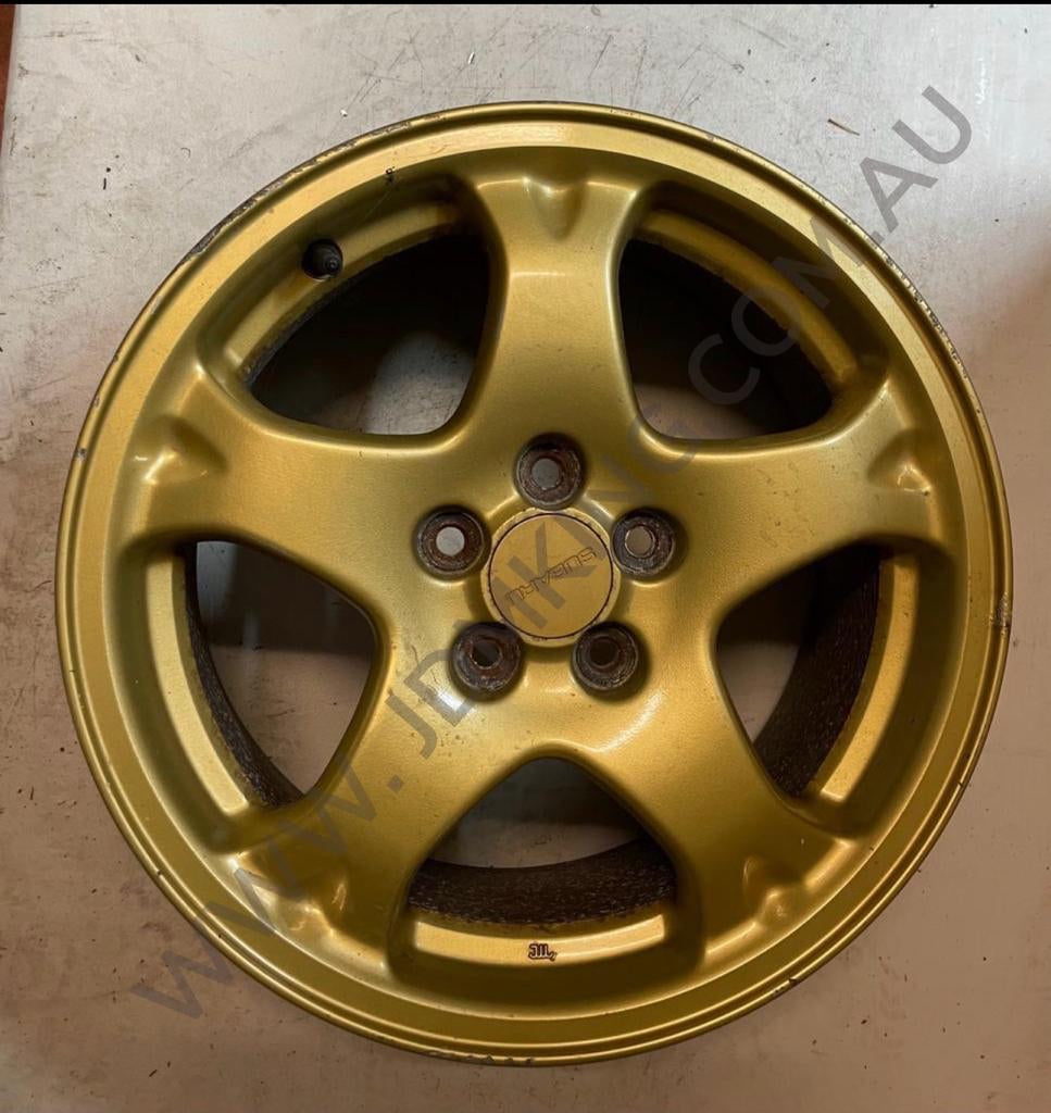 Subaru wrx Gc8 sti oem gold wheels