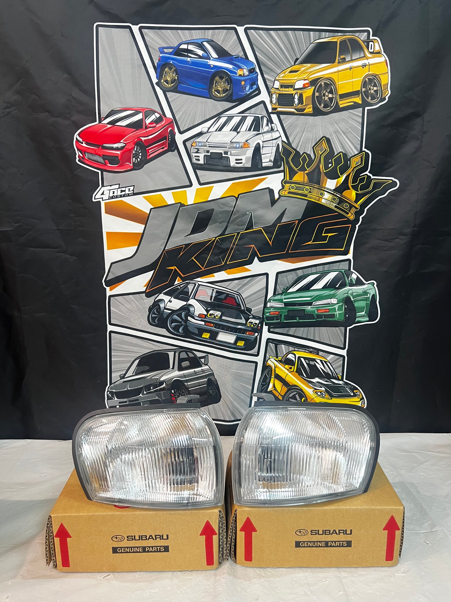 SUBARU IMPREZA WRX GC8 PAIR CORNER PARKER LIGHTS 92-00 model