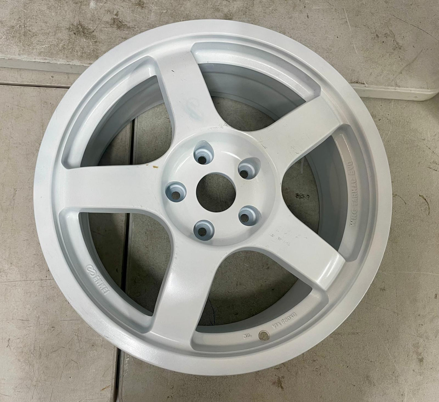 ENKEI EVO TARMAC RARE 17x8 wide WHEELS 5x114.3 +35 OEM Colour & Used Condition.