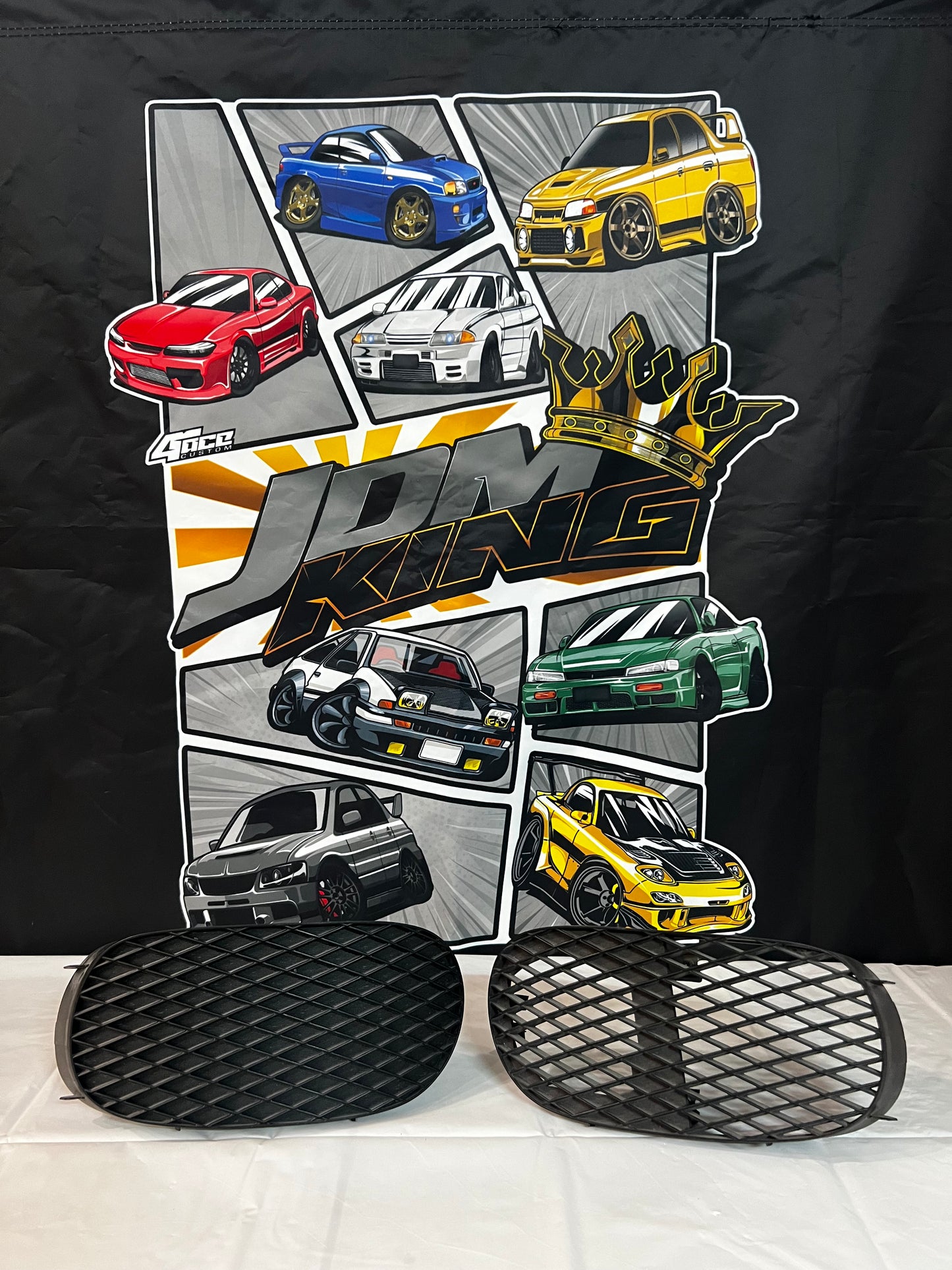 S15 Silvia fog light block offs             (non aero)