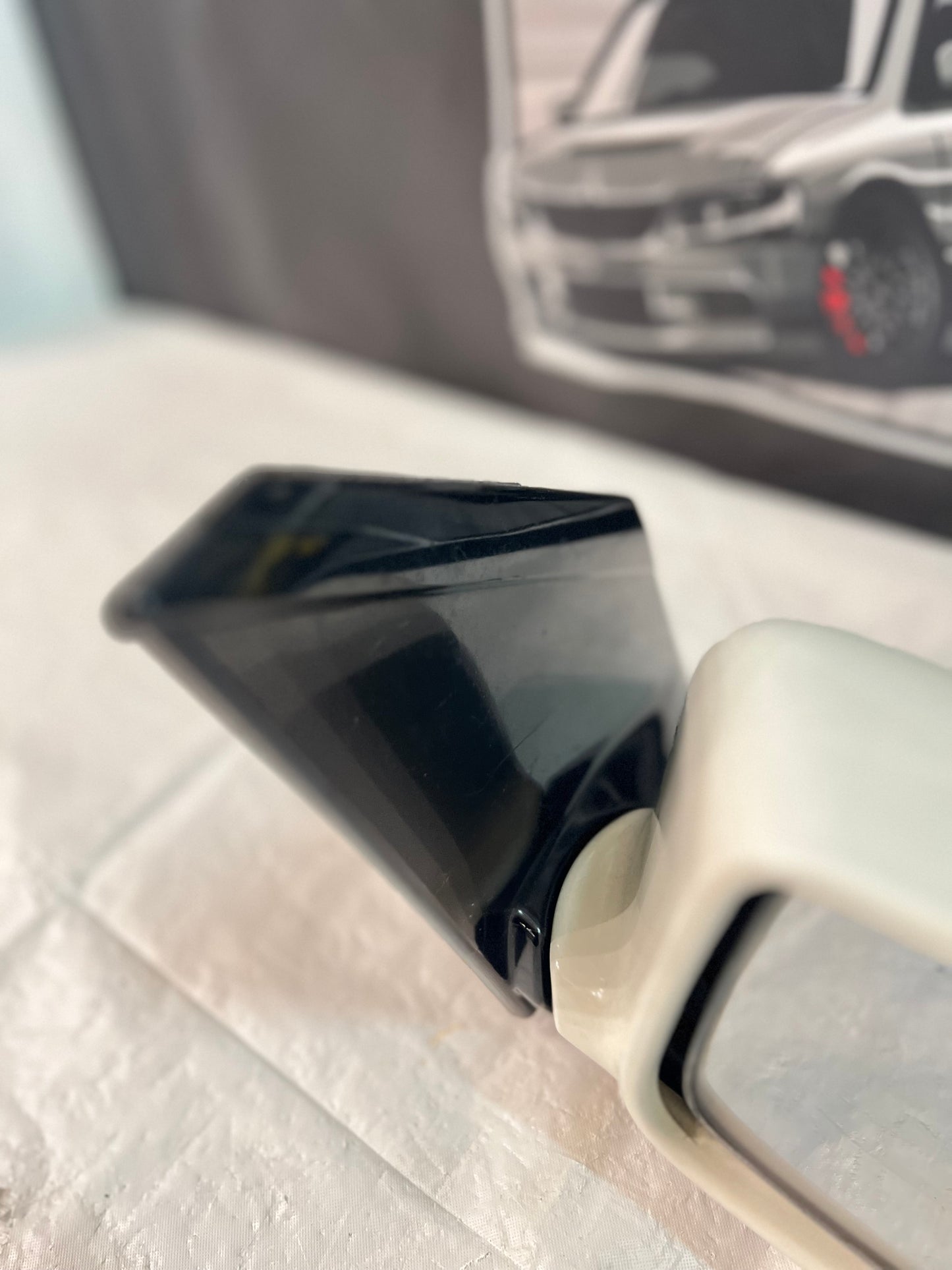Mitsubishi Lancer Evolution 7-8-9 Electric Mirror (LH) OEM White Colour
