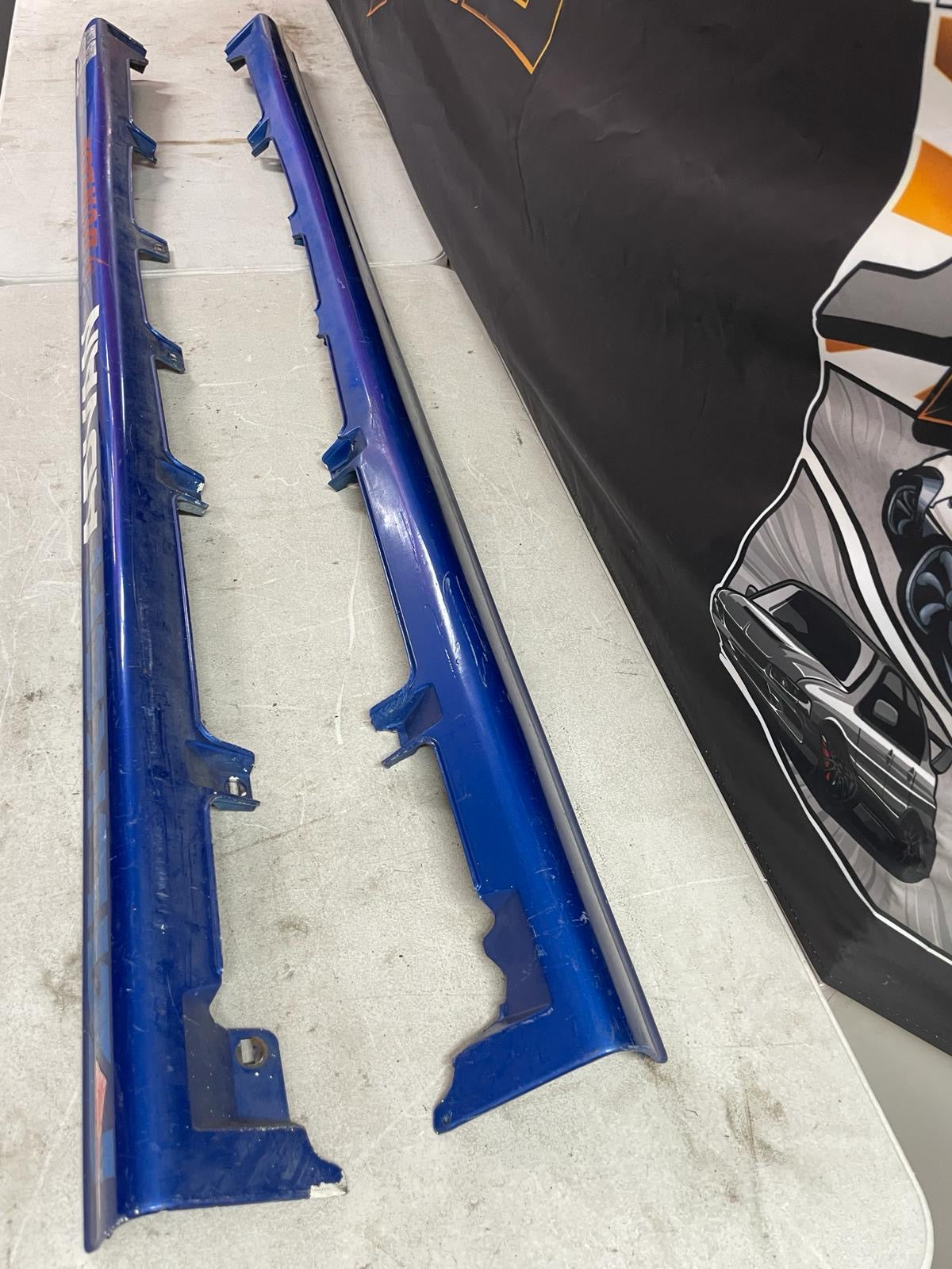 Nissan Silvia S14/200sx Side skirts with end caps. Kouki/ADM (damaged)