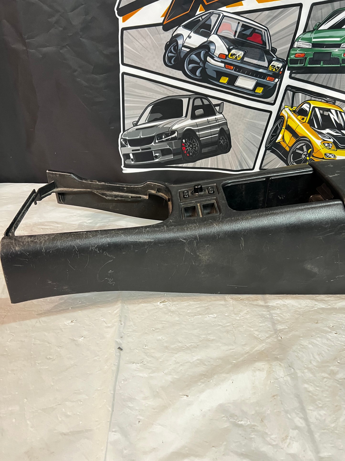 NISSAN SILVIA S14 200sx Center Console Used Scratched & Damaged (C)