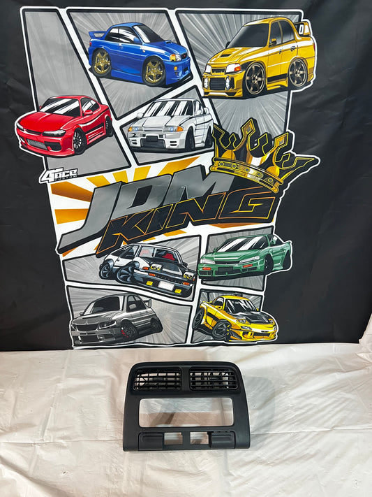 Nissan Silvia 200sx Air Conditioning Fascia (black colour) Series 1 (B)