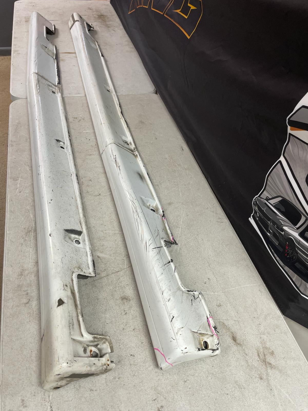 Subaru WRX Gc8 genuine side skirt   (2 piece)