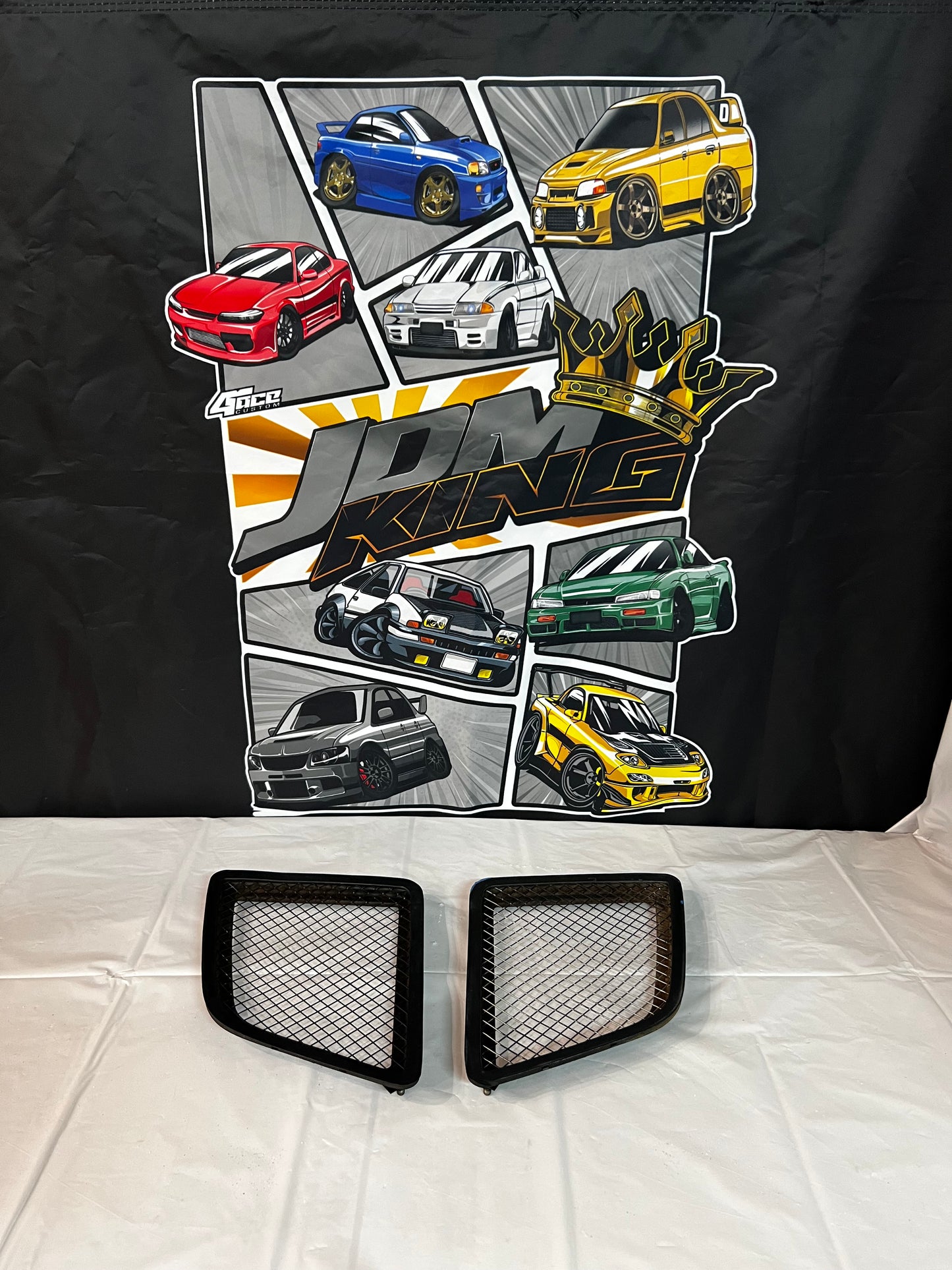Mitsubishi Lancer Evo 5/6 Cp9a bonnet mesh