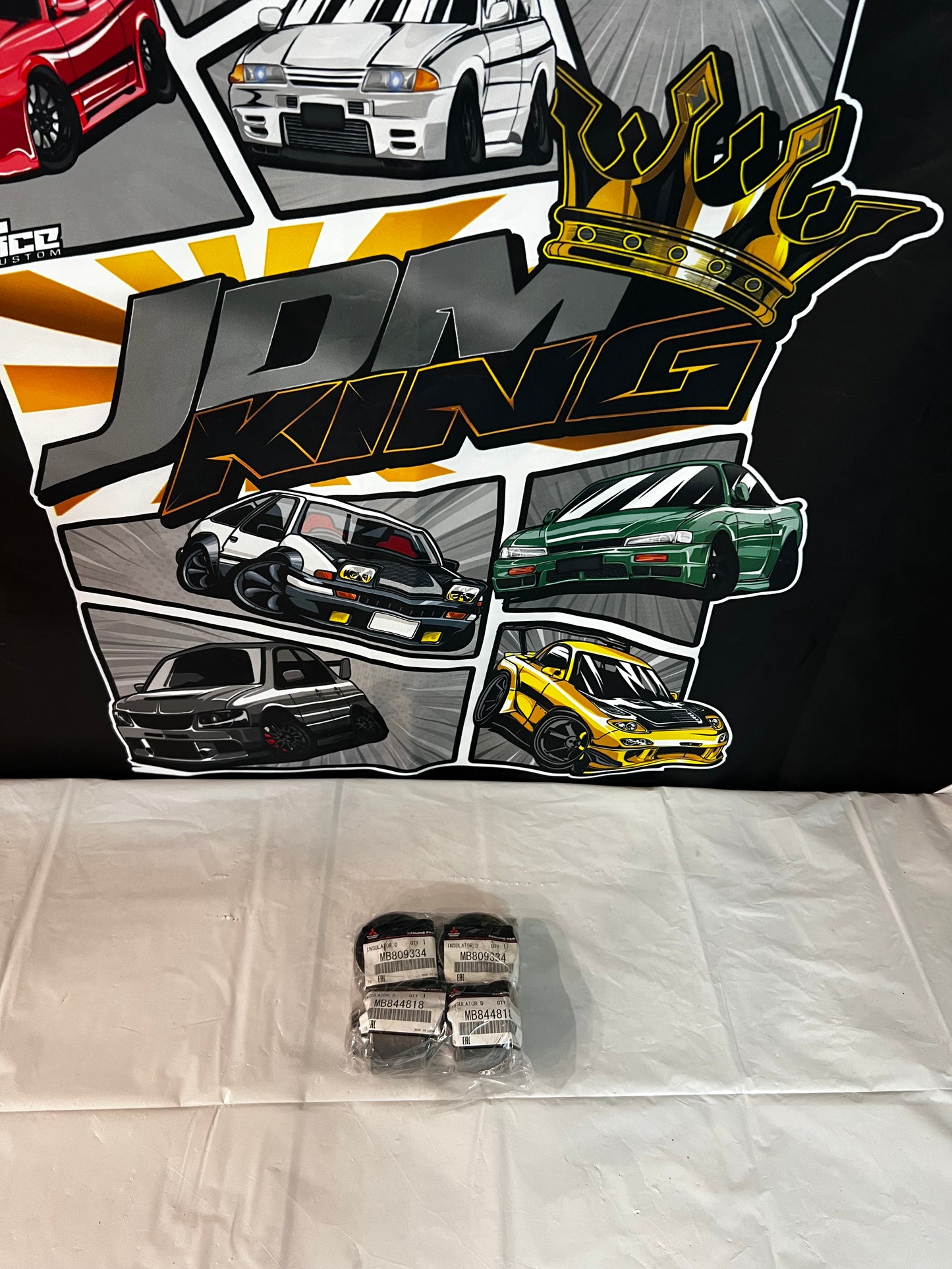 Lancer Evolution 4-9 rear diff bush mount kit.