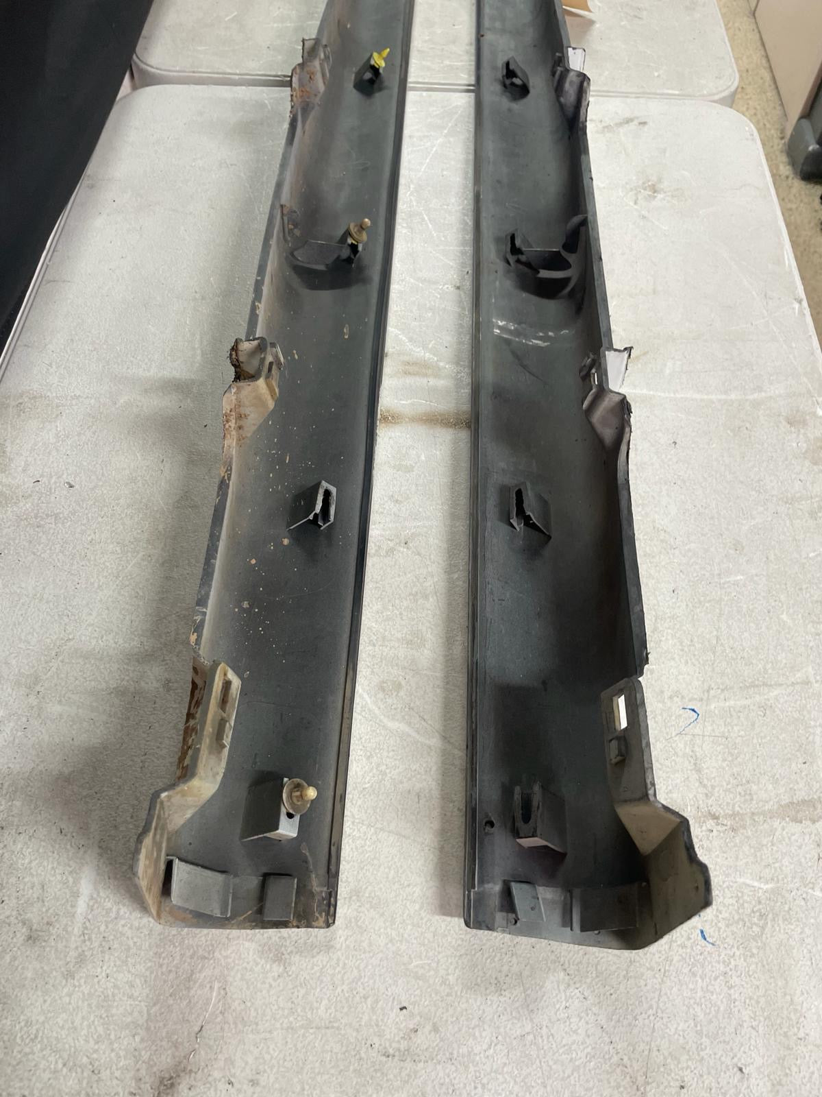Nissan Silvia S14/200sx Side skirts with genuine end caps. Kouki/ADM