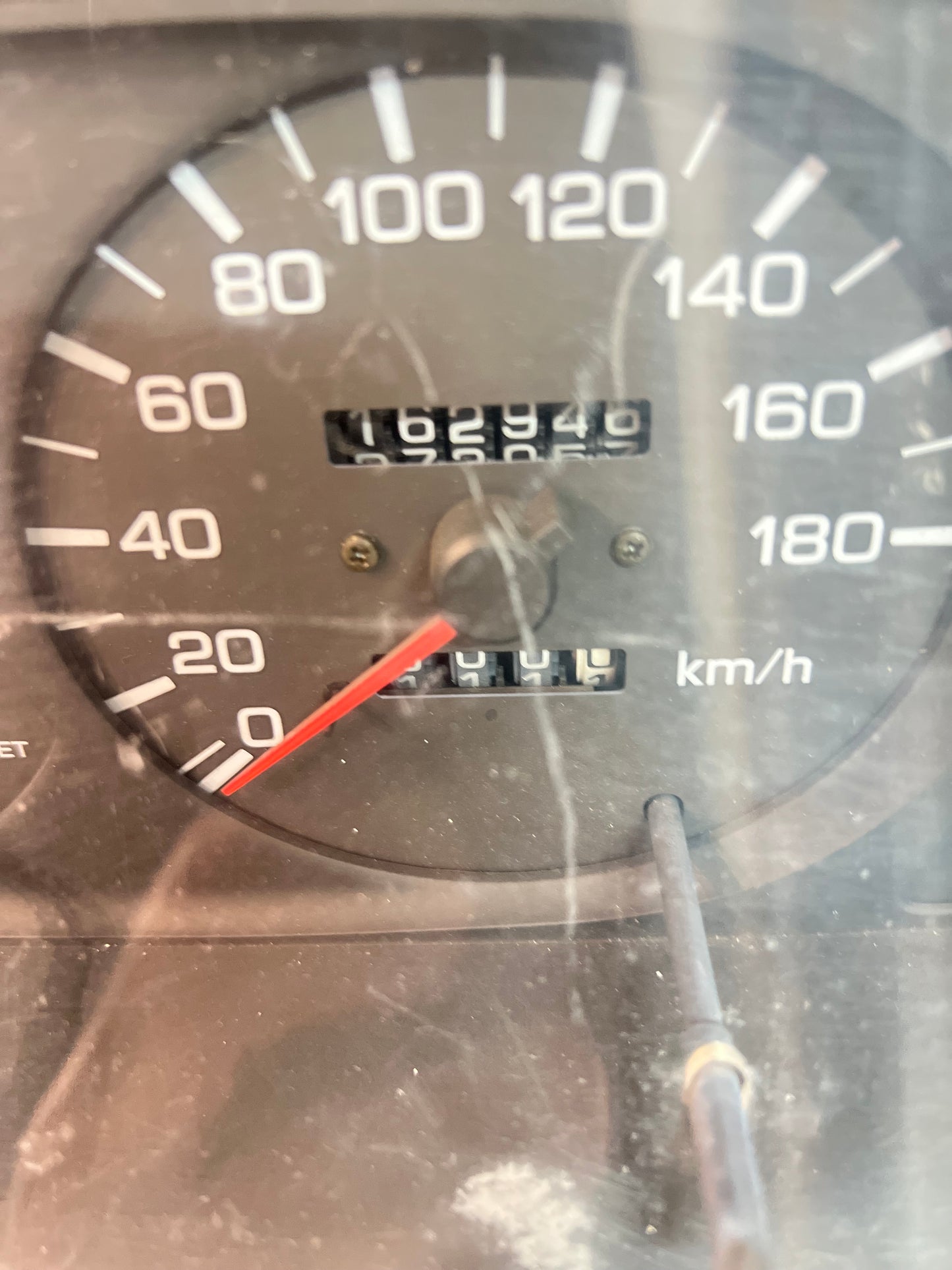Nissan Silvia S14 200sx Zenki instrument cluster (used) 162946km black face. JDM.