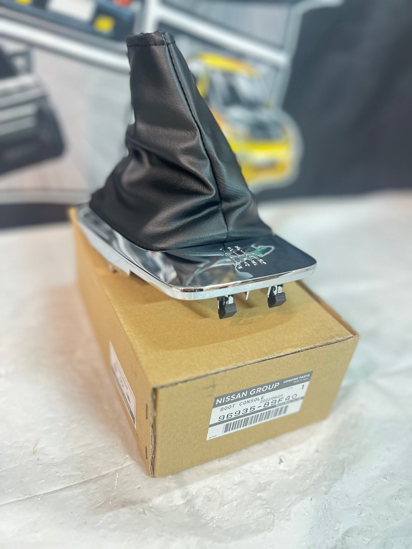 Nissan Silvia S15 200SX GT Shifter Boot Surround (Chrome)
