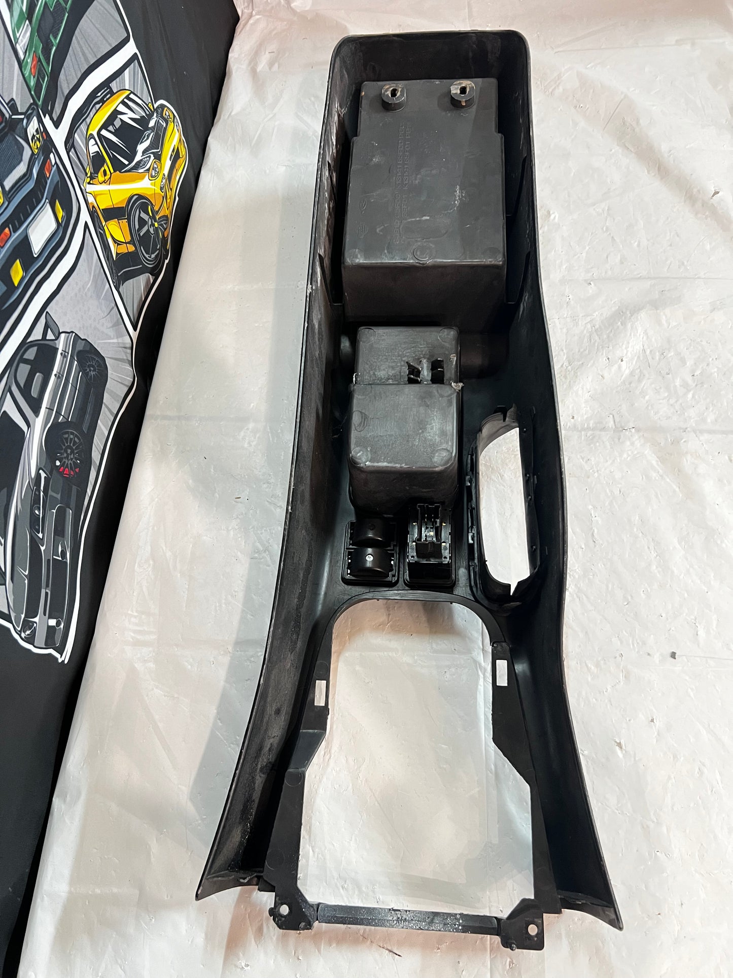 NISSAN SILVIA S14 200sx Center Console Used Scratched & Damaged (C)
