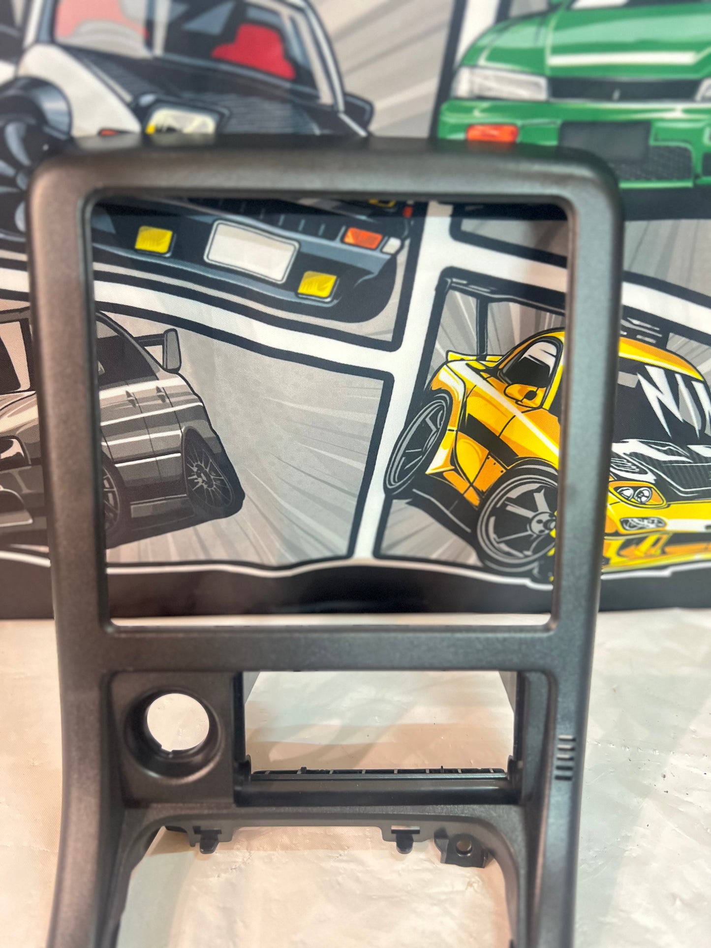 Nissan Skyline Bnr32 Gtr/Gtst shift + radio surround texture style late model. brand new replica)