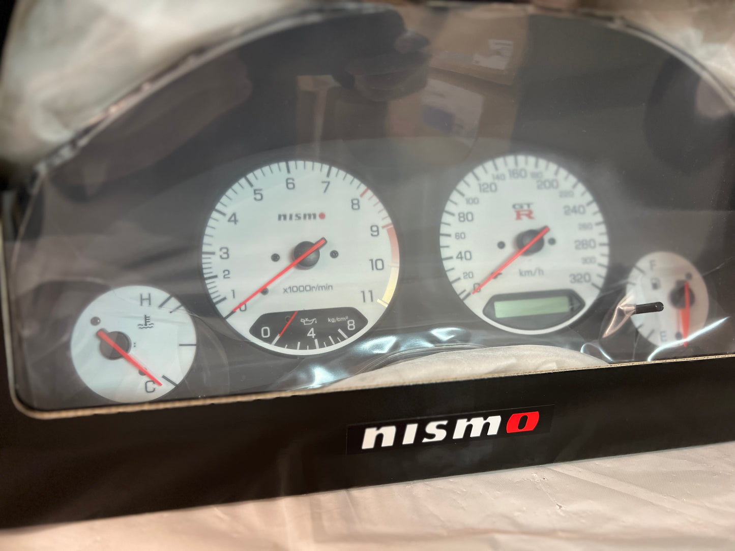 Nissan Skyline Bnr34 GTR NISMO Cluster. (White face) brand new.