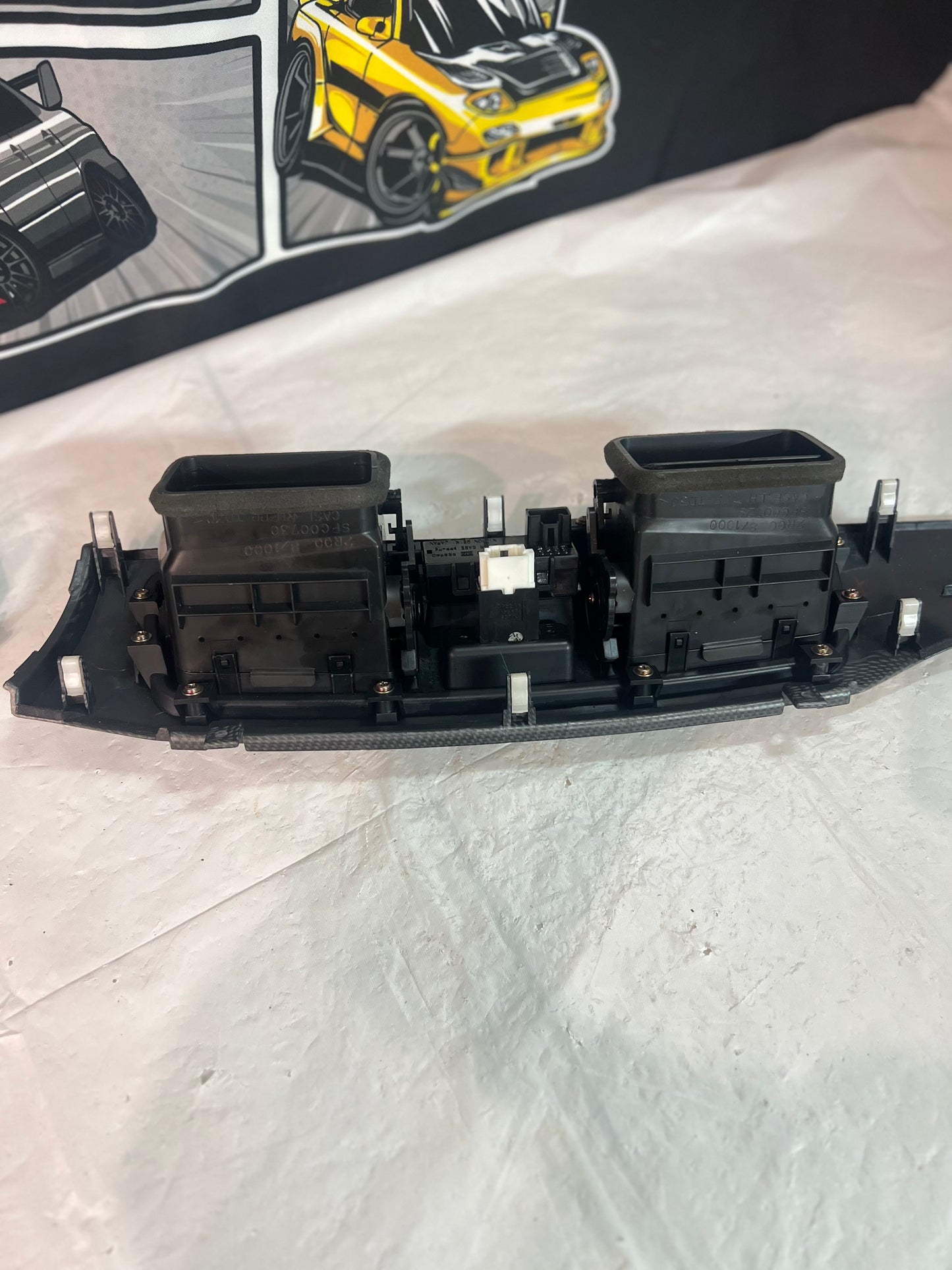 Mitsubishi Lancer Evolution 7/8/9 CT9A Carbon Dash insert + ACD switch. (C)