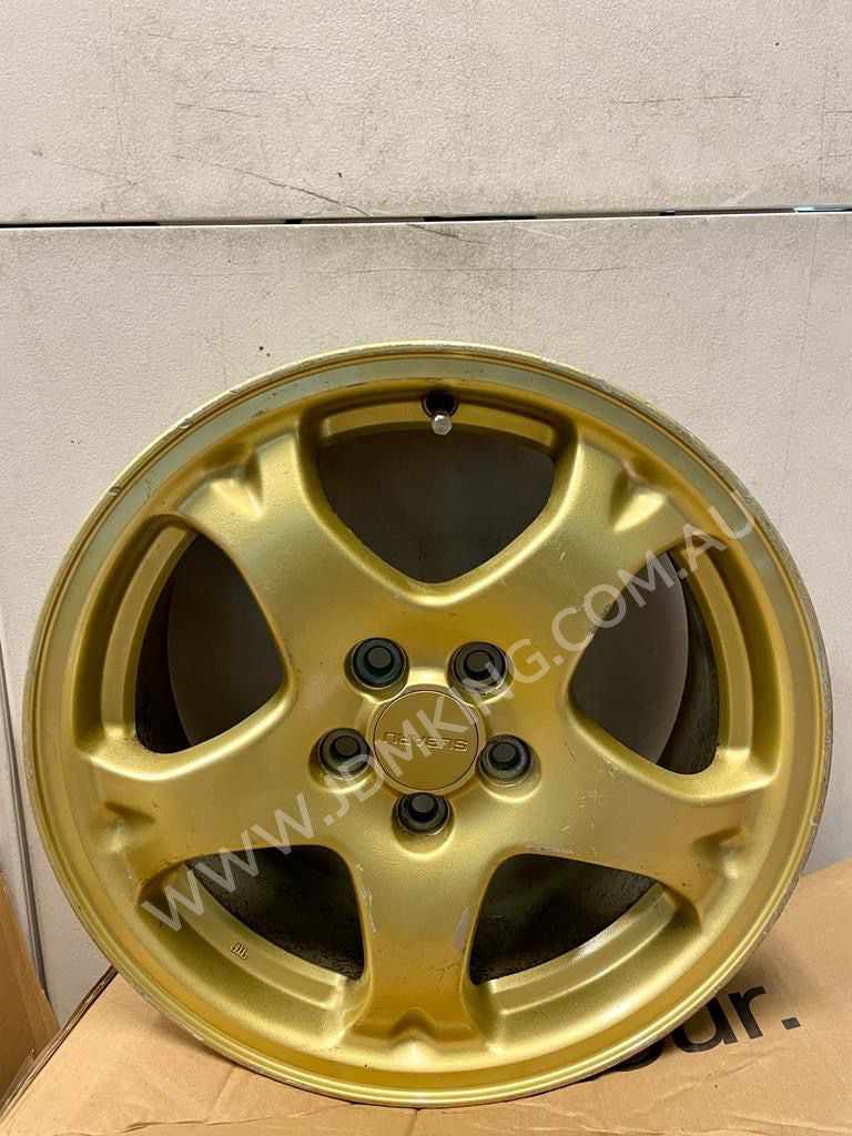 Subaru WRX Gc8 sti oem gold wheels