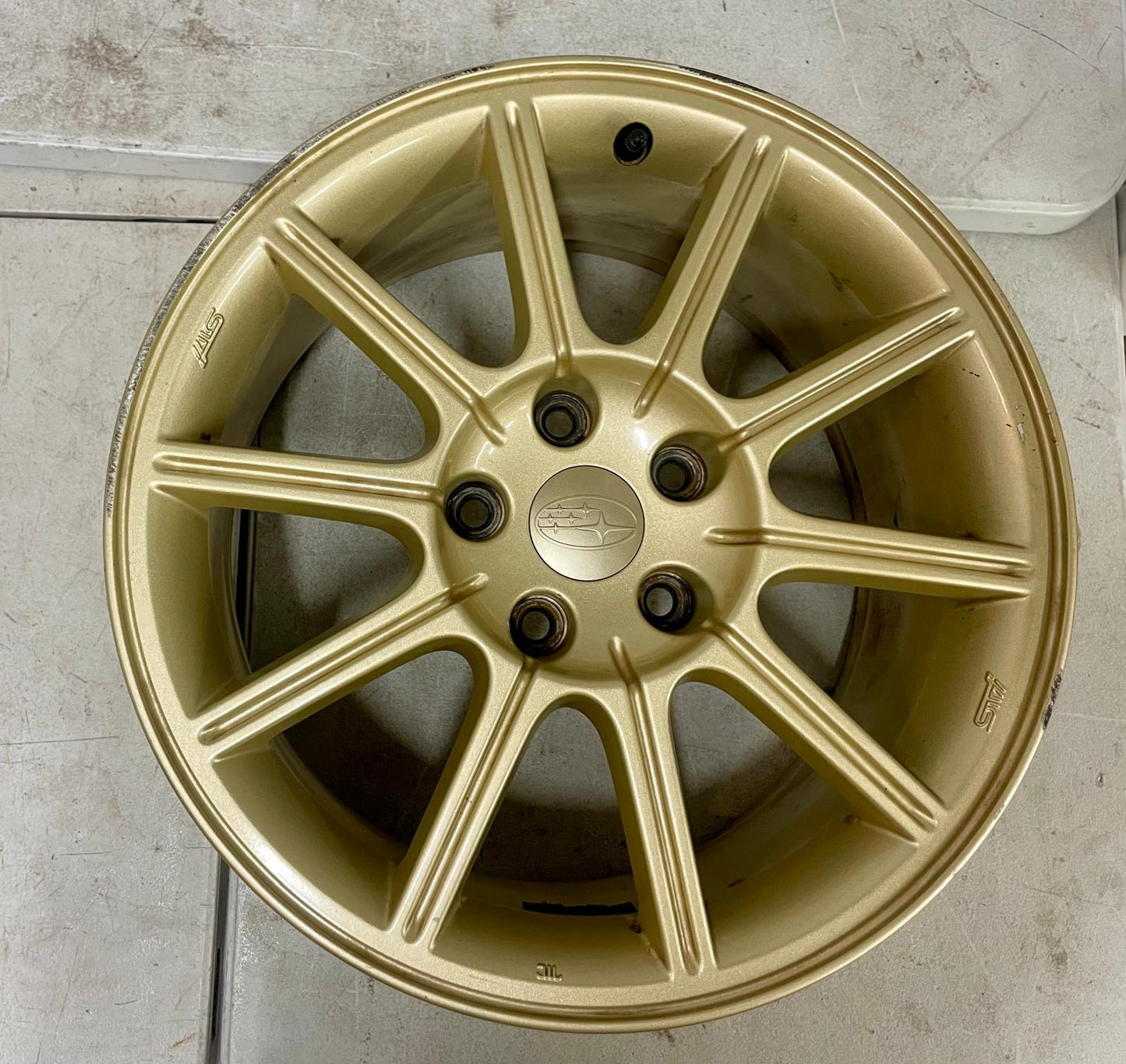 SUBARU IMPREZA WRX STI HAWKEYE OEM WHEEL 17x8 + 53 5x114.3 (Suits 04-07 Model)