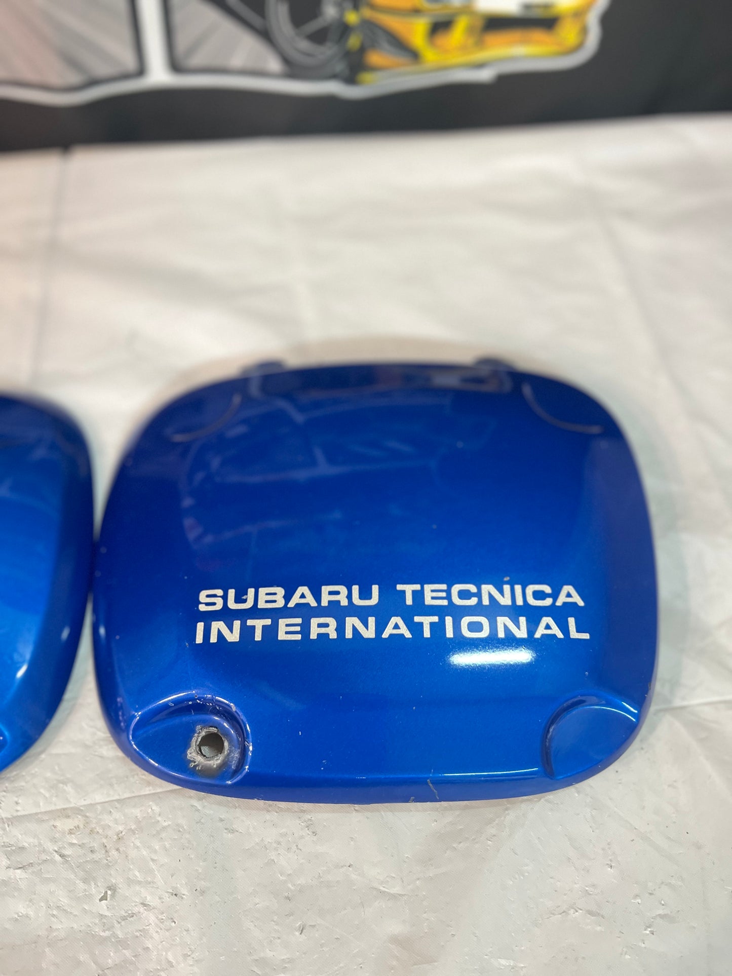 Subaru WRX Sti Bugeye 01-02 Version 7 fog light covers genuine    LH & RH (used)