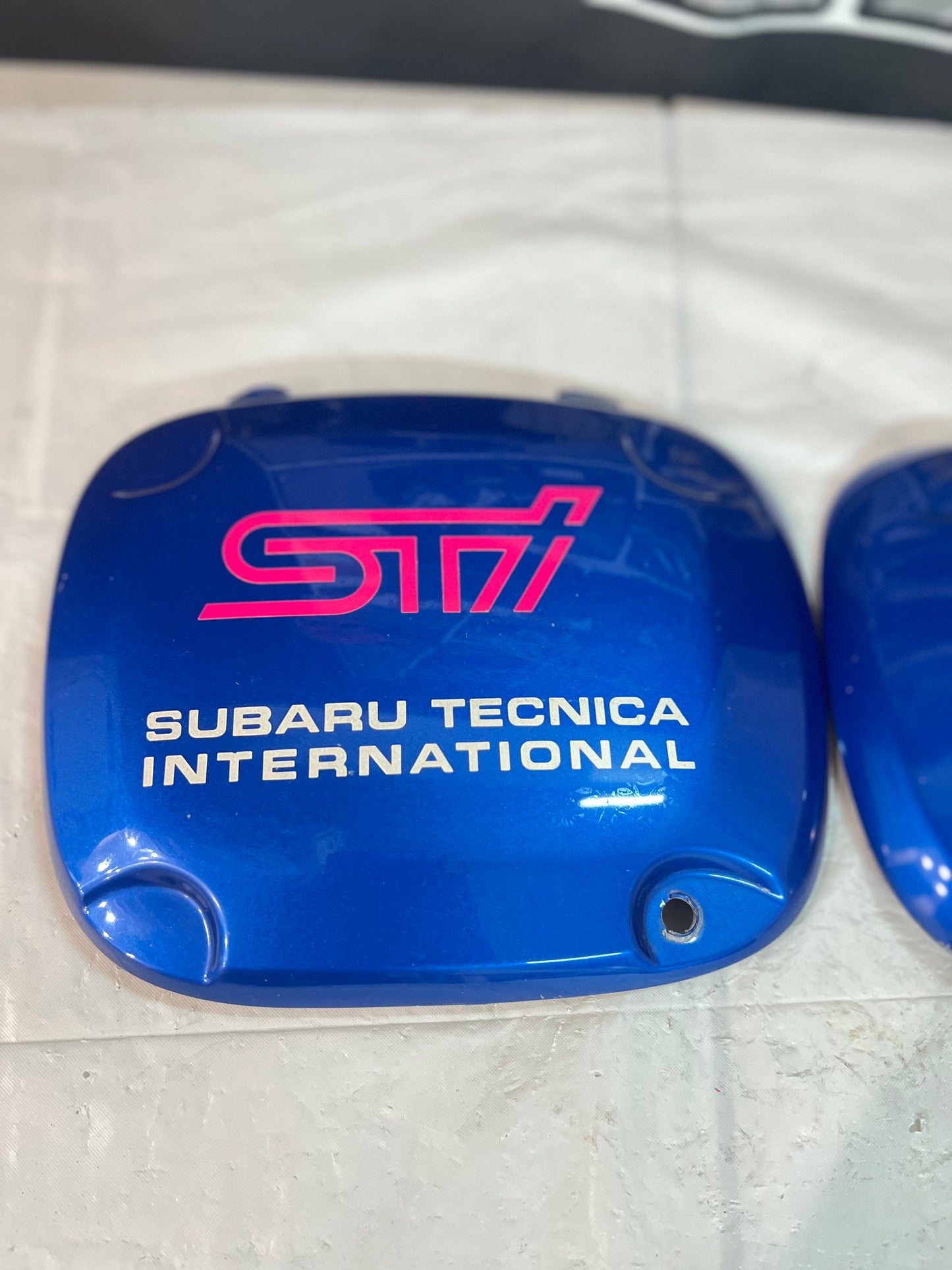 Subaru WRX Sti Bugeye 01-02 Version 7 fog light covers genuine    LH & RH (used)