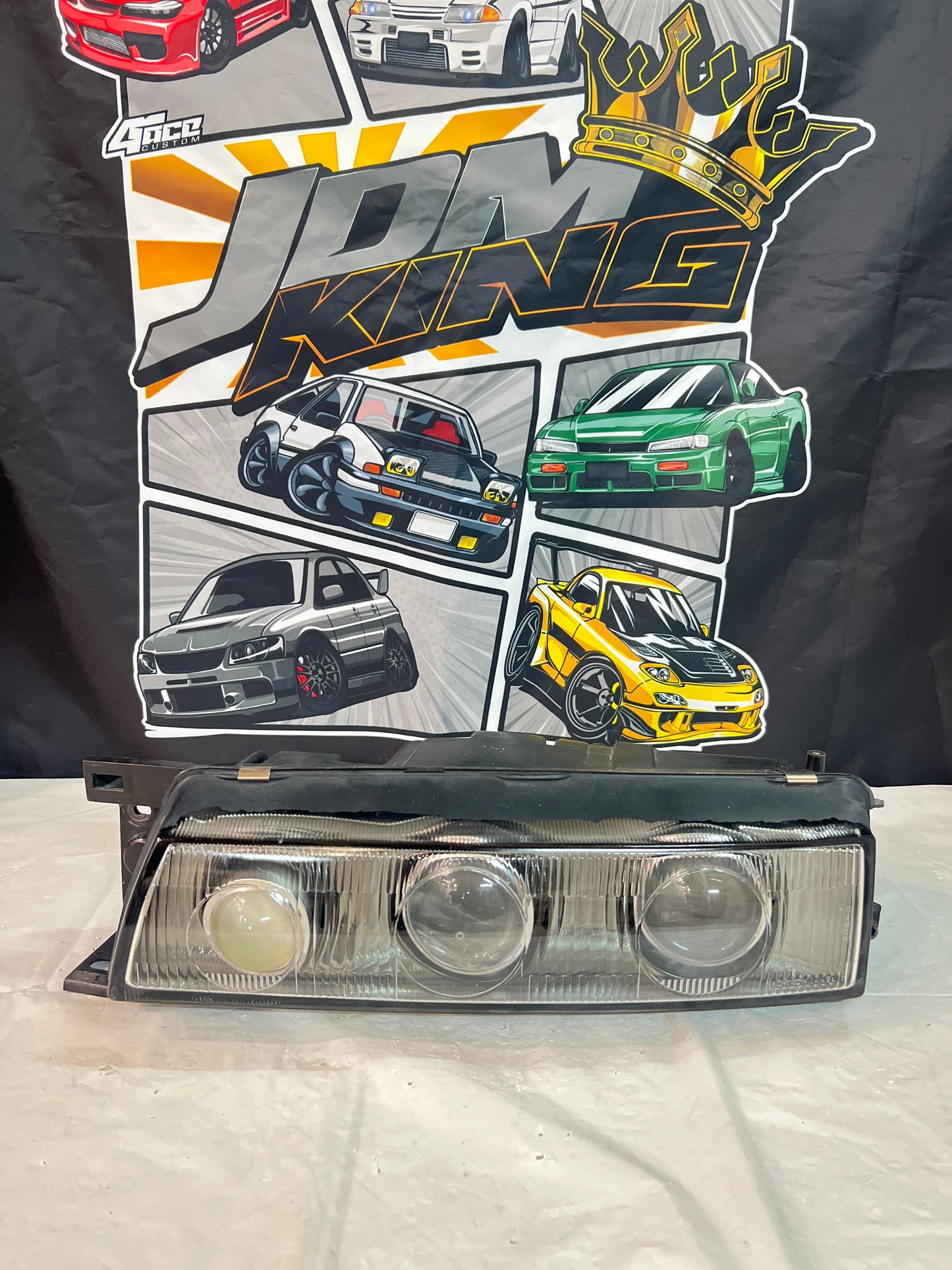 Nissan Silvia S13 Passenger triple projector headlight