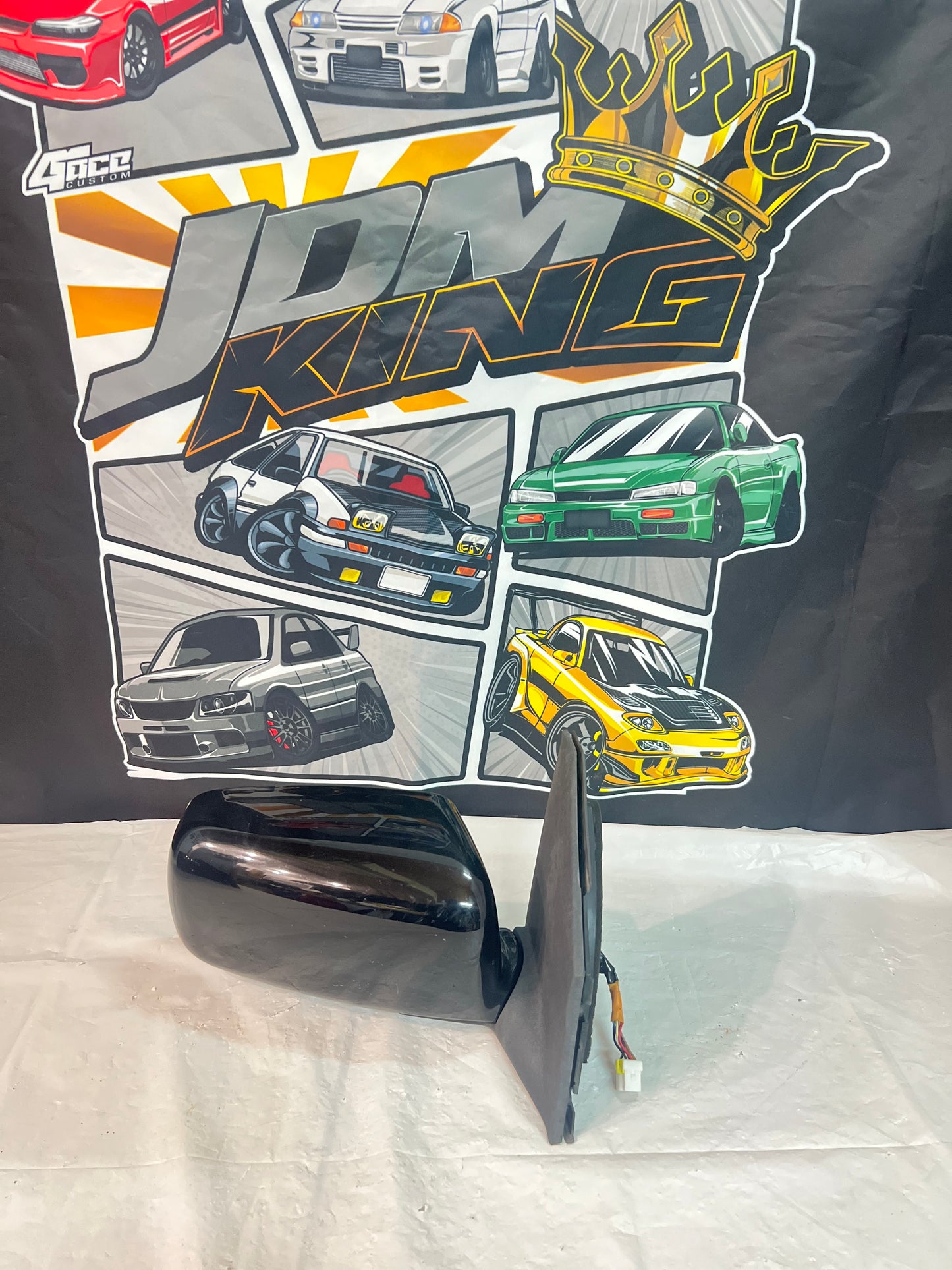 Mitsubishi Lancer Evolution 7-8-9 Mirror (LH) oem Black Colour