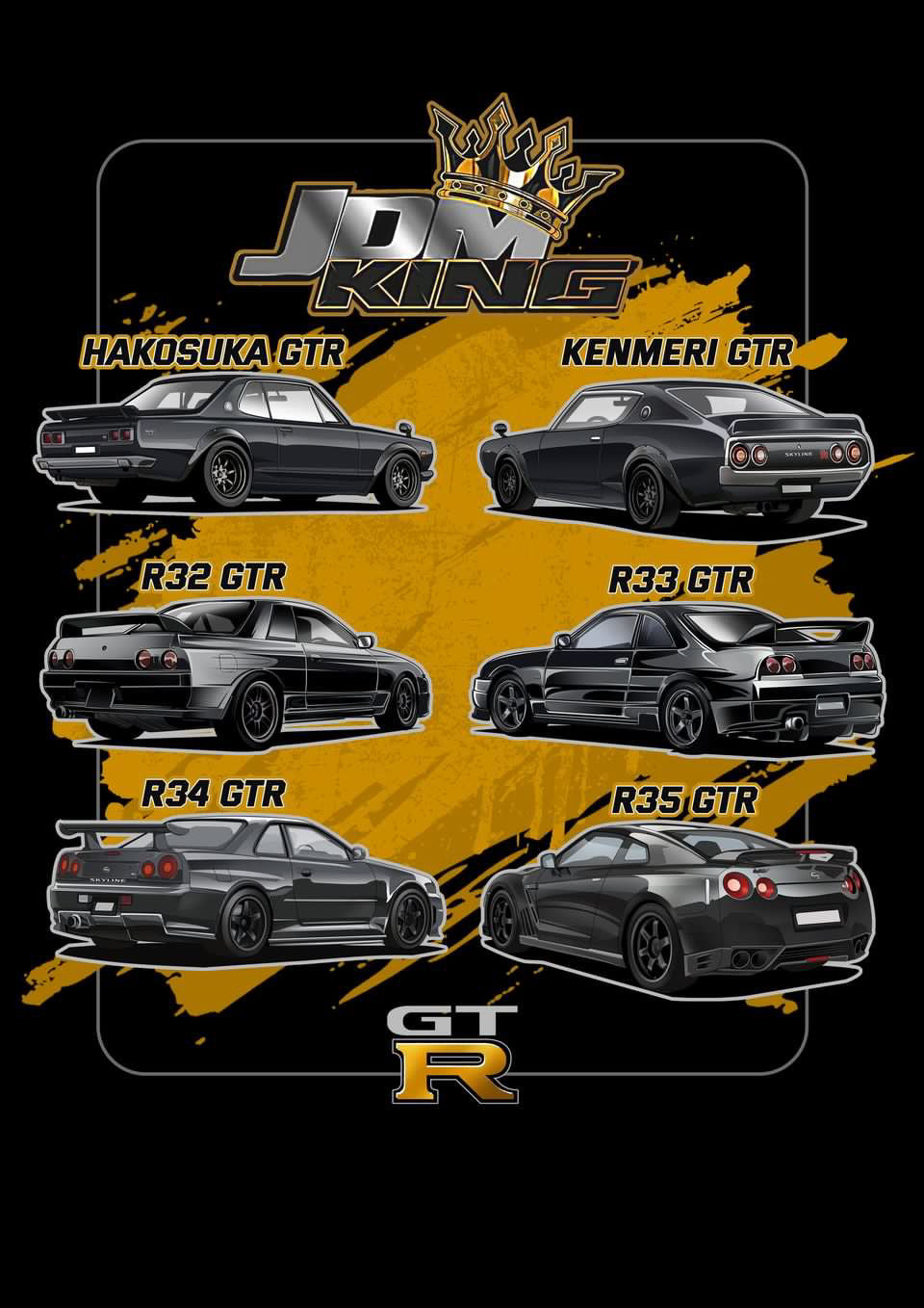 JDM King GTR Legacy….            HOODIE JUMPER.