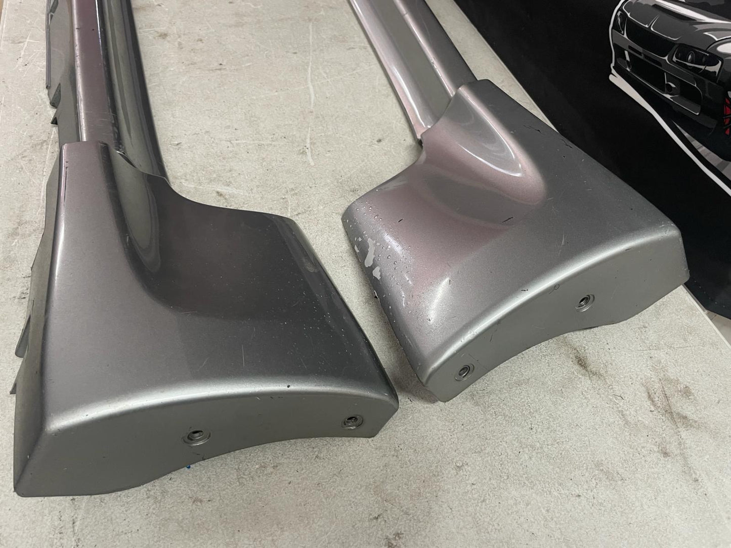 Nissan Skyline BCNR33 GTR Genuine SIDE SKIRTS & FRONT SPATS (silver)