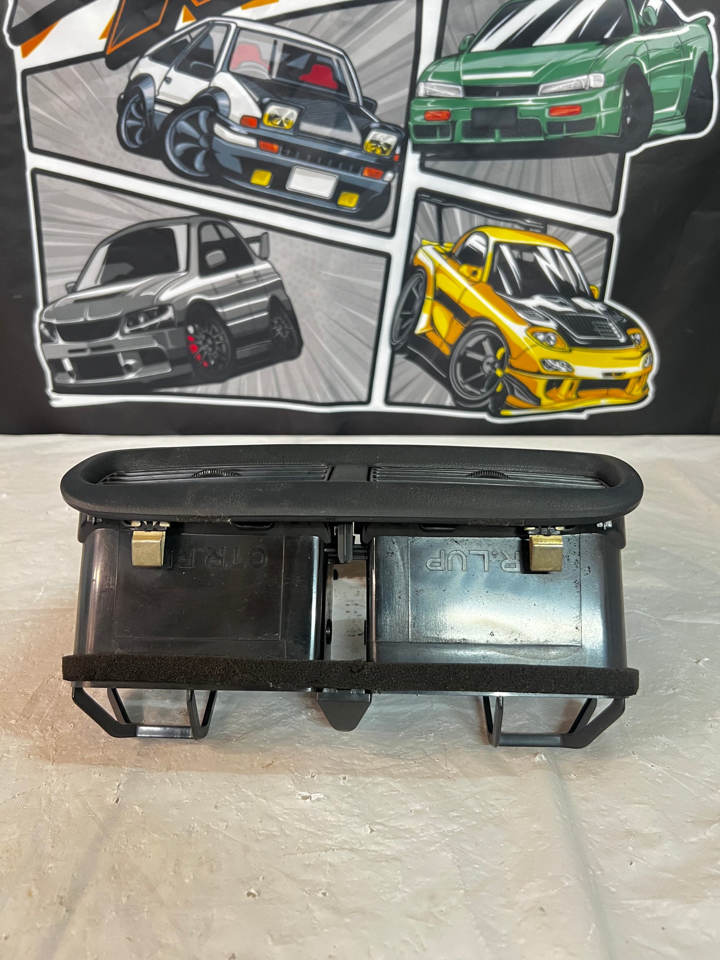 Nissan Silvia S14 200sx Air Conditioning Vent surround trim bezel. (C)