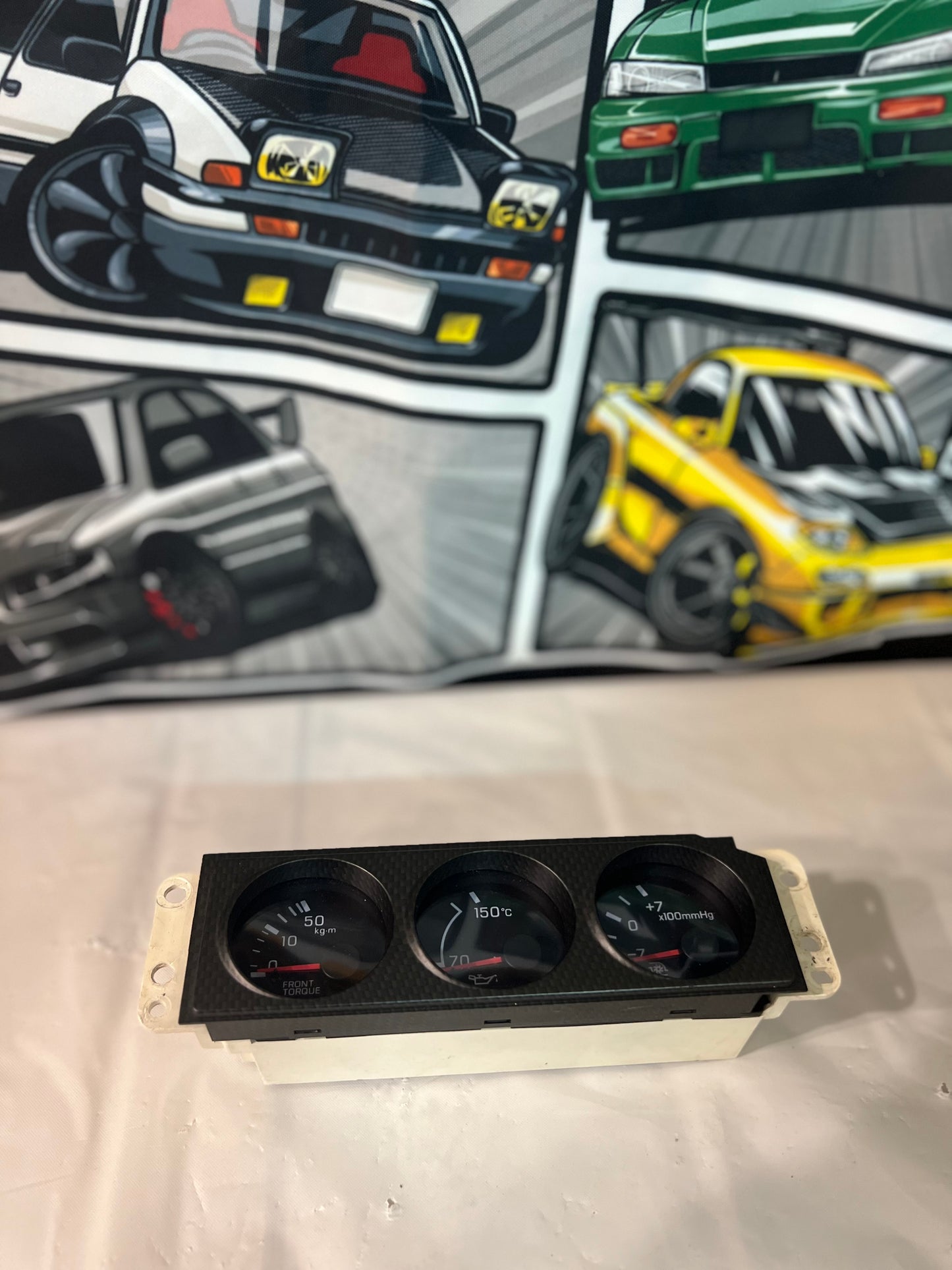 Nissan Skyline R33 GTR OEM triple gauges. Bcnr33