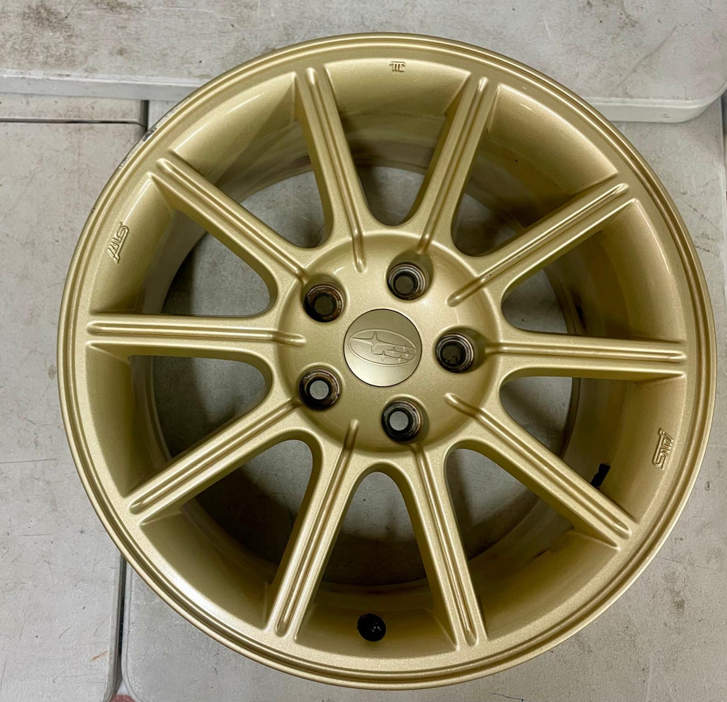 SUBARU IMPREZA WRX STI HAWKEYE OEM WHEEL 17x8 + 53 5x114.3 (Suits 04-07 Model)