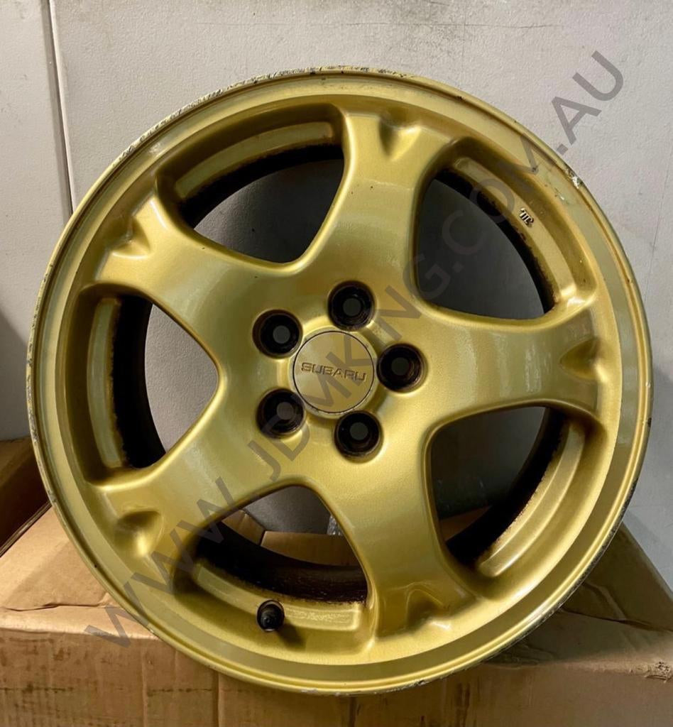 Subaru wrx Gc8 sti oem gold wheels