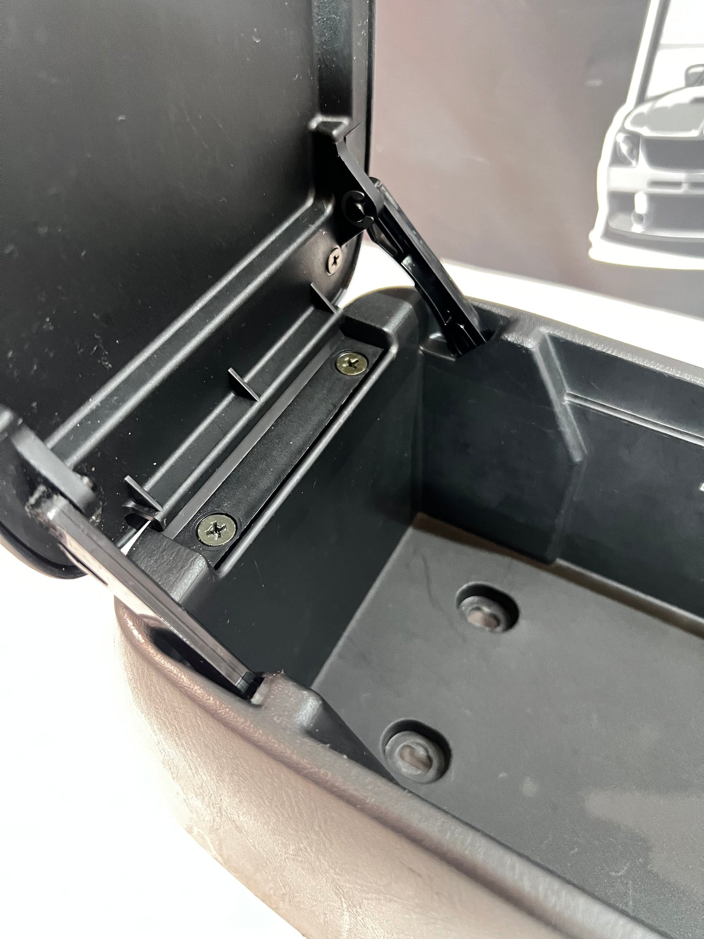 NISSAN SILVIA S15 200SX JDM CENTER CONSOLE + LID + ASHTRAY (USED) (B)