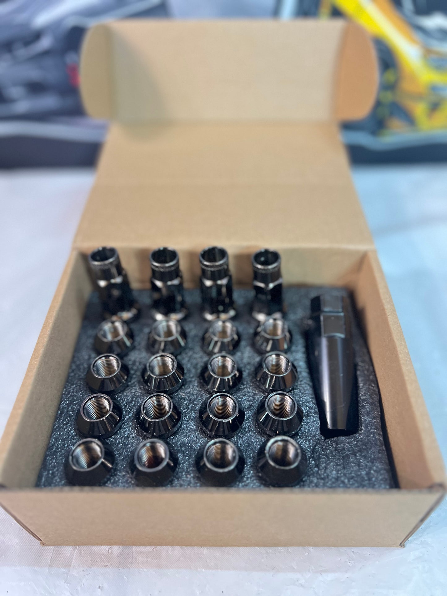 Titanium Wheel nuts M12 x1.25 48mm Suits (20 pieces)