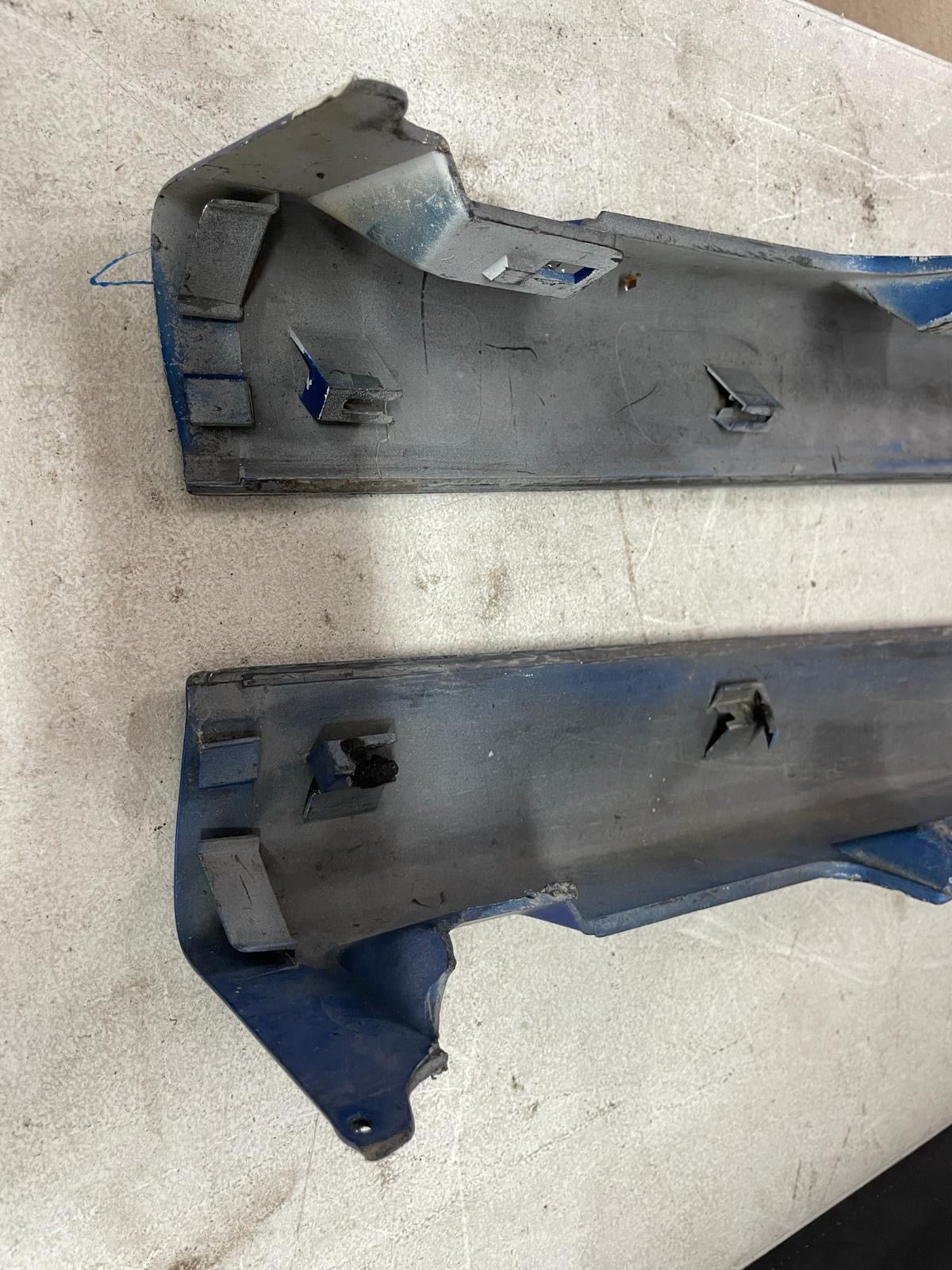 Nissan Silvia S14/200sx Side skirts with end caps. Kouki/ADM (damaged)