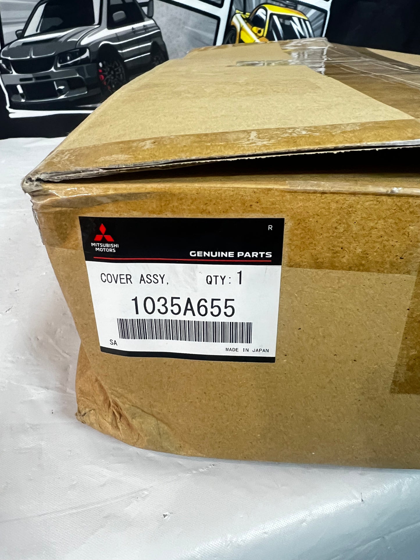 Mitsubishi Lancer Evolution 7 valve cover 4g63 (brand new genuine) #1035A655