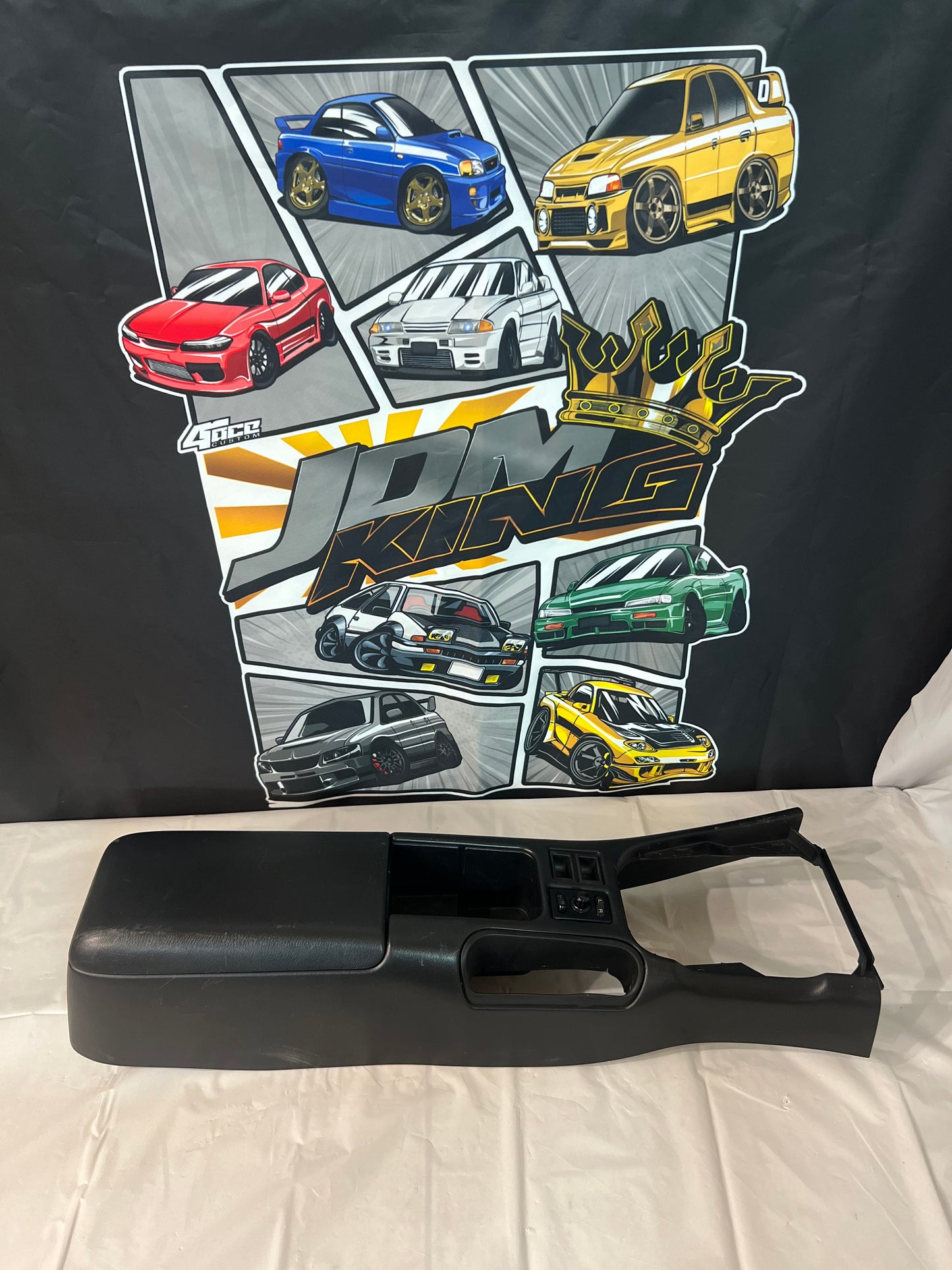 Nissan Silvia S14 Centre console with lid. Used condition (A)