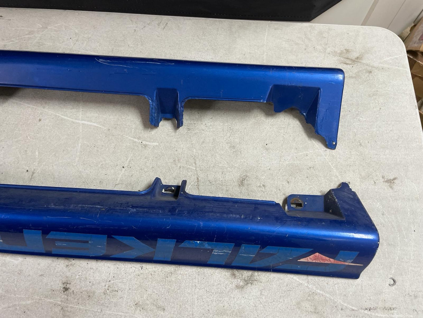 Nissan Silvia S14/200sx Side skirts with end caps. Kouki/ADM (damaged)