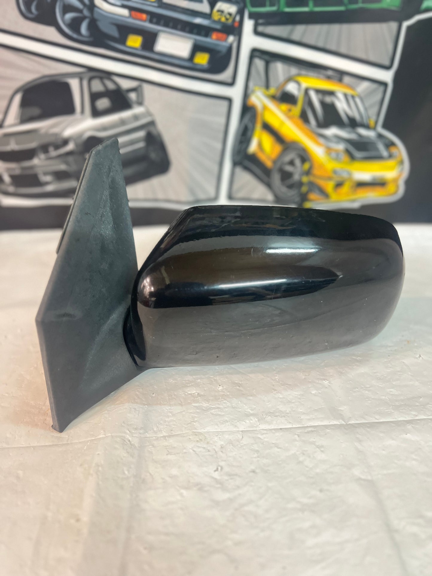 Mitsubishi Lancer Evolution 7-8-9 Mirror (RH) oem Black Colour