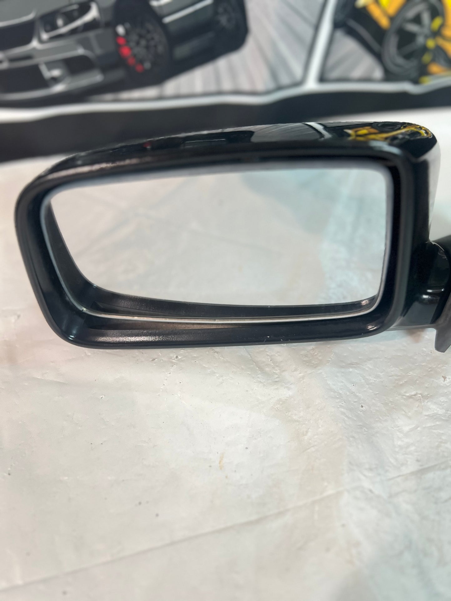 Mitsubishi Lancer Evolution 7-8-9 Mirror (RH) oem Black Colour